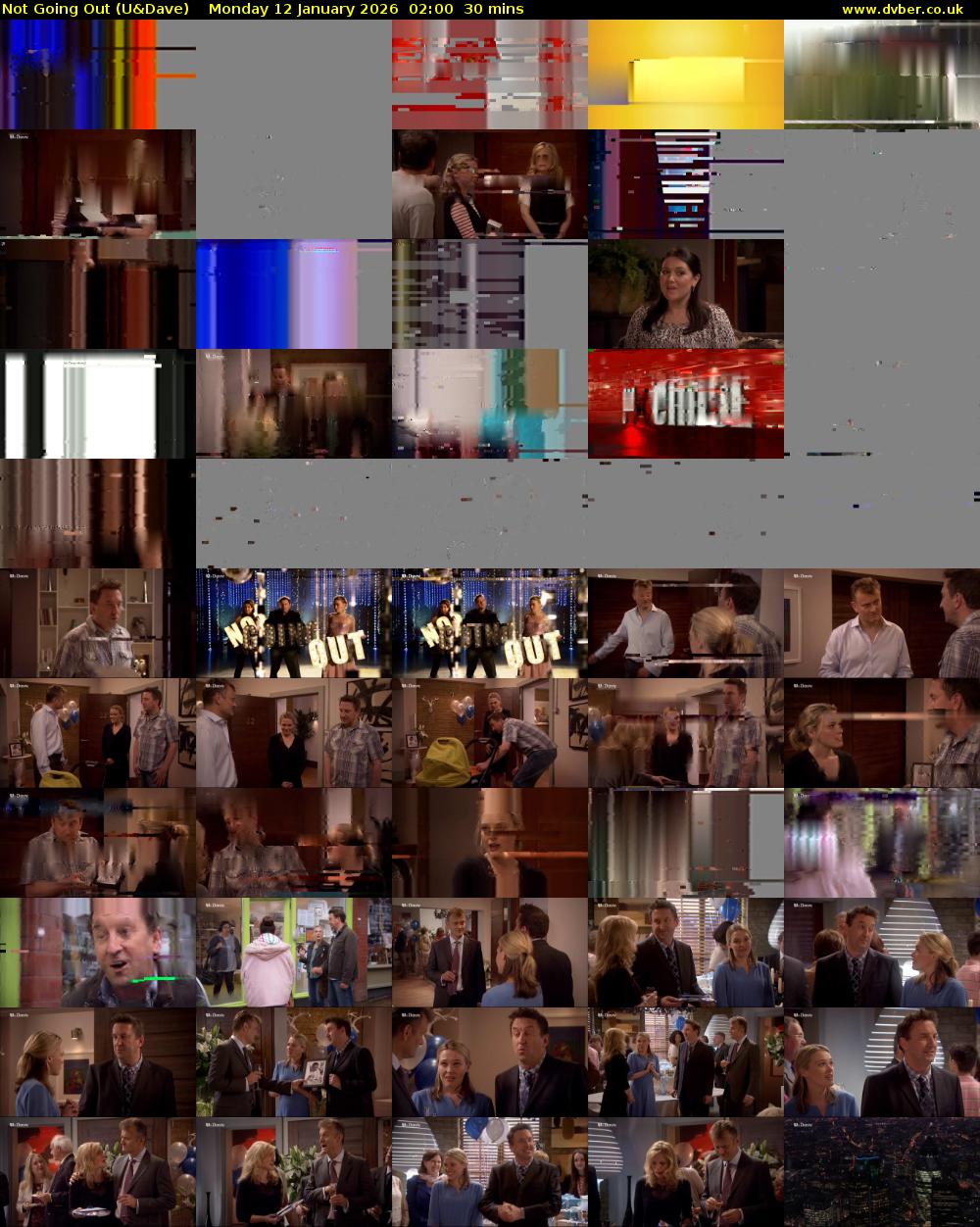 Not Going Out (U&Dave) Monday 12 January 2026 02:00 - 02:30