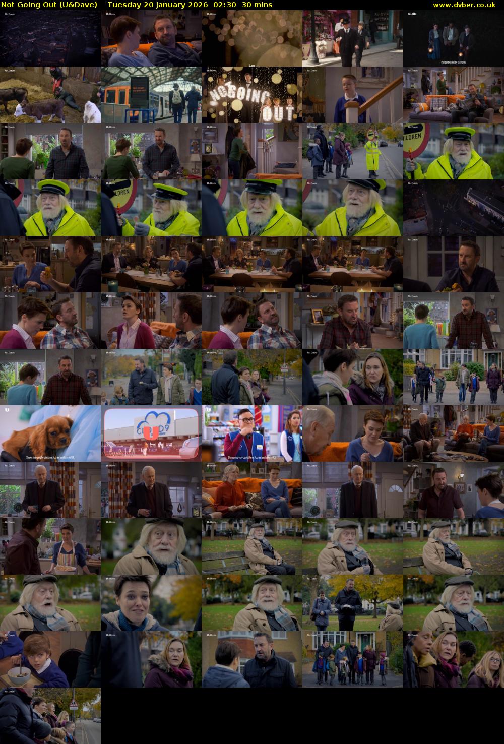 Not Going Out (U&Dave) Tuesday 20 January 2026 02:30 - 03:00