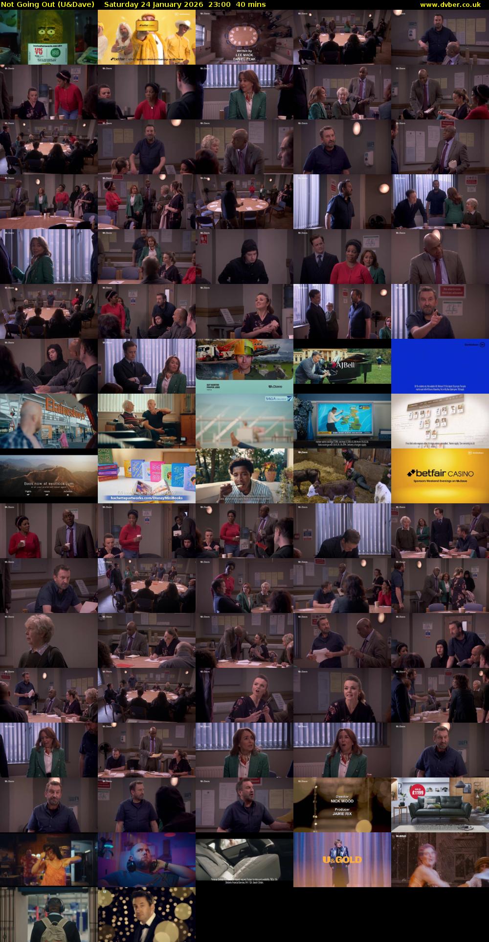 Not Going Out (U&Dave) Saturday 24 January 2026 23:00 - 23:40