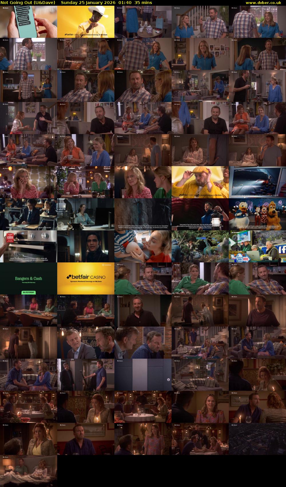 Not Going Out (U&Dave) Sunday 25 January 2026 01:40 - 02:15