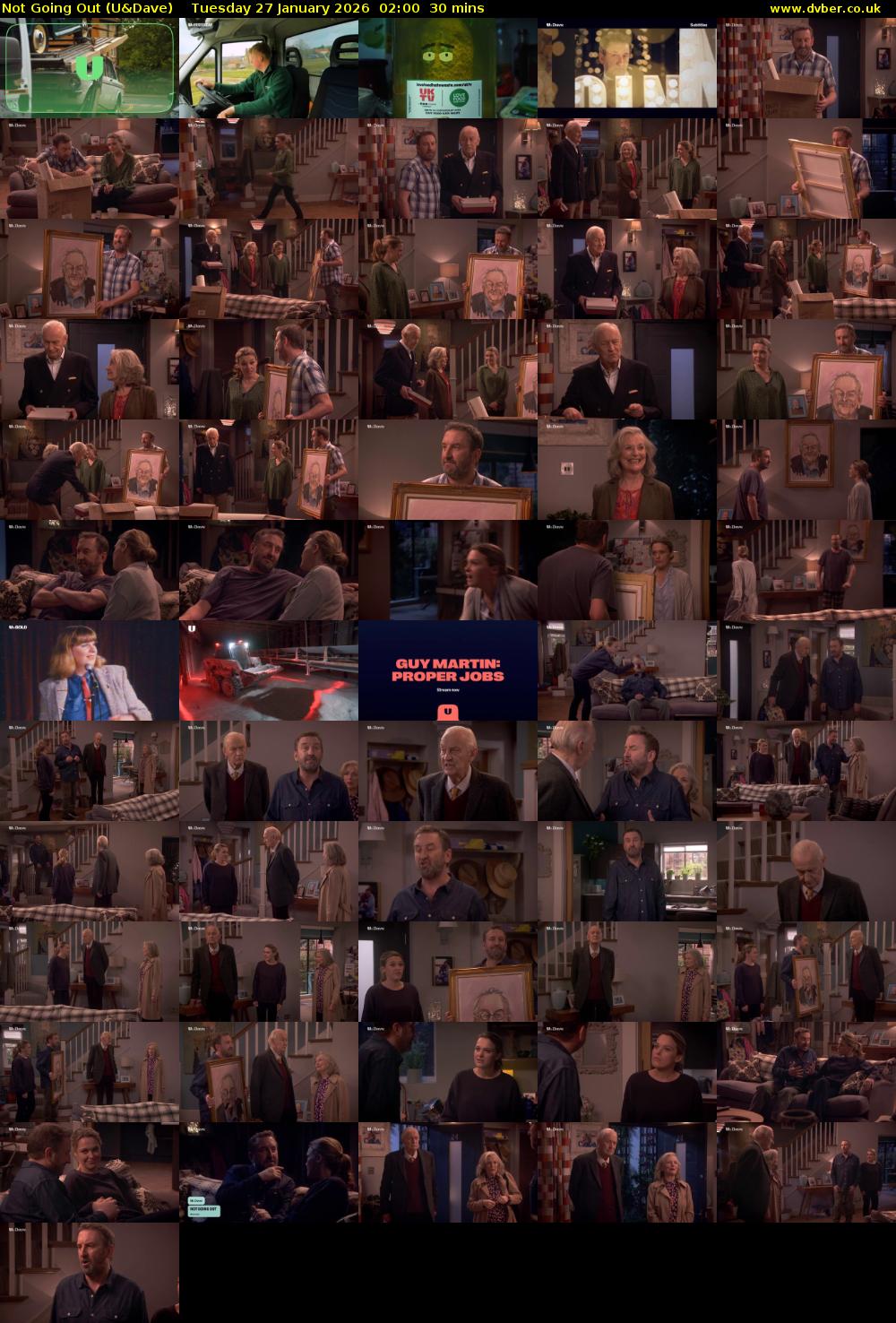 Not Going Out (U&Dave) Tuesday 27 January 2026 02:00 - 02:30