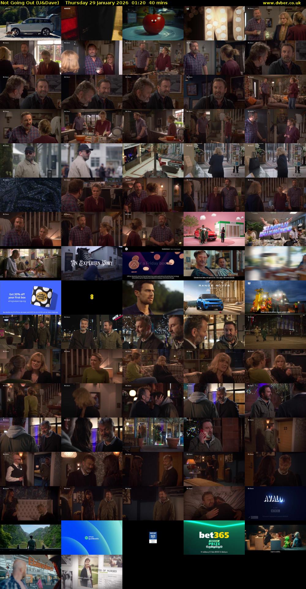 Not Going Out (U&Dave) Thursday 29 January 2026 01:20 - 02:00