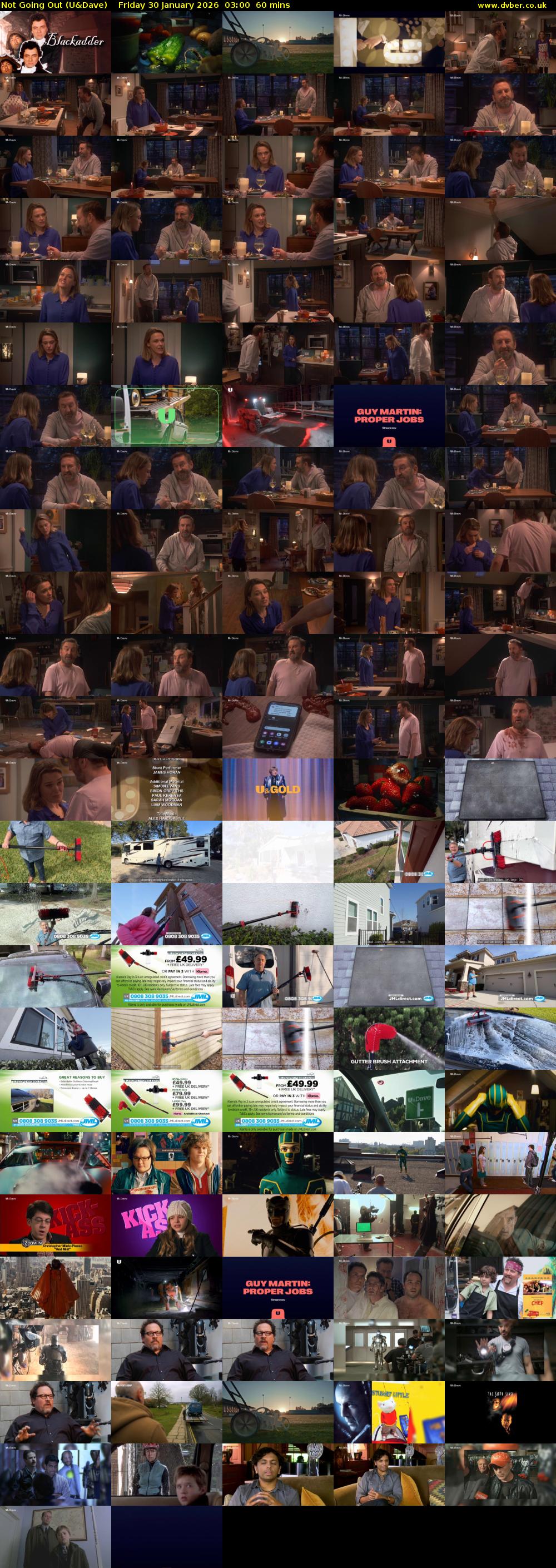 Not Going Out (U&Dave) Friday 30 January 2026 03:00 - 04:00