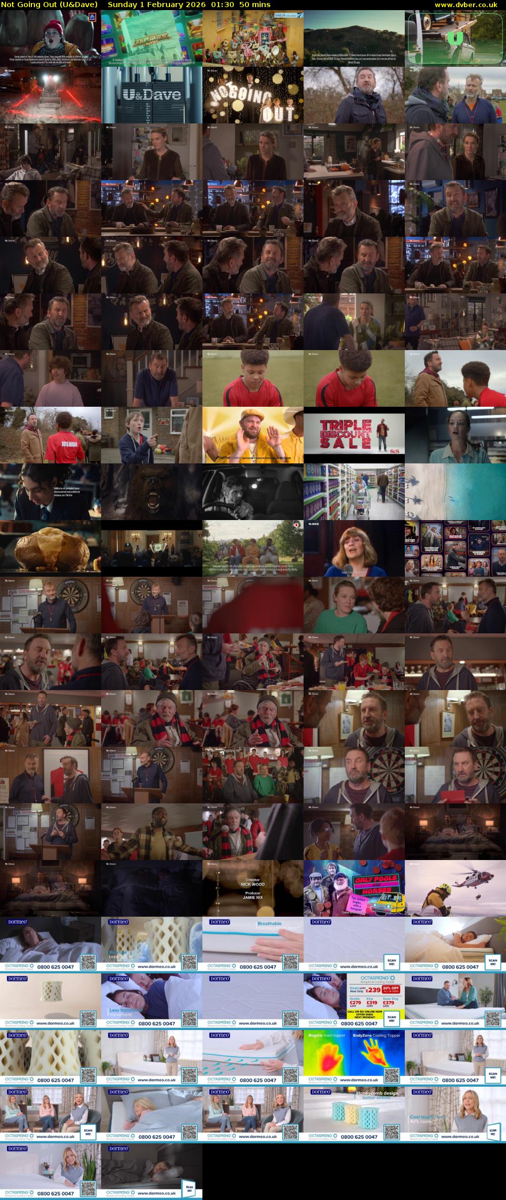 Not Going Out (U&Dave) Sunday 1 February 2026 01:30 - 02:20