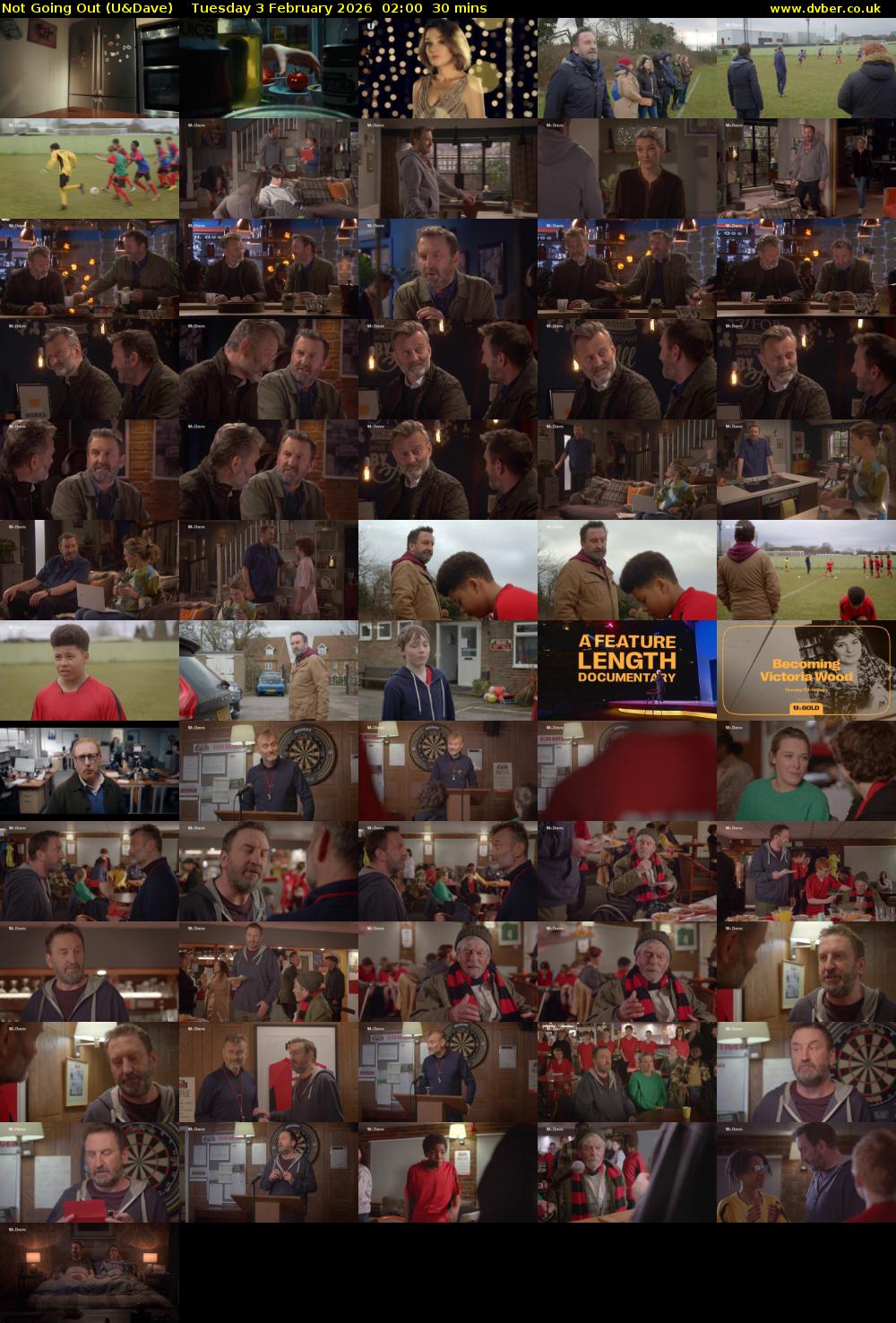 Not Going Out (U&Dave) Tuesday 3 February 2026 02:00 - 02:30