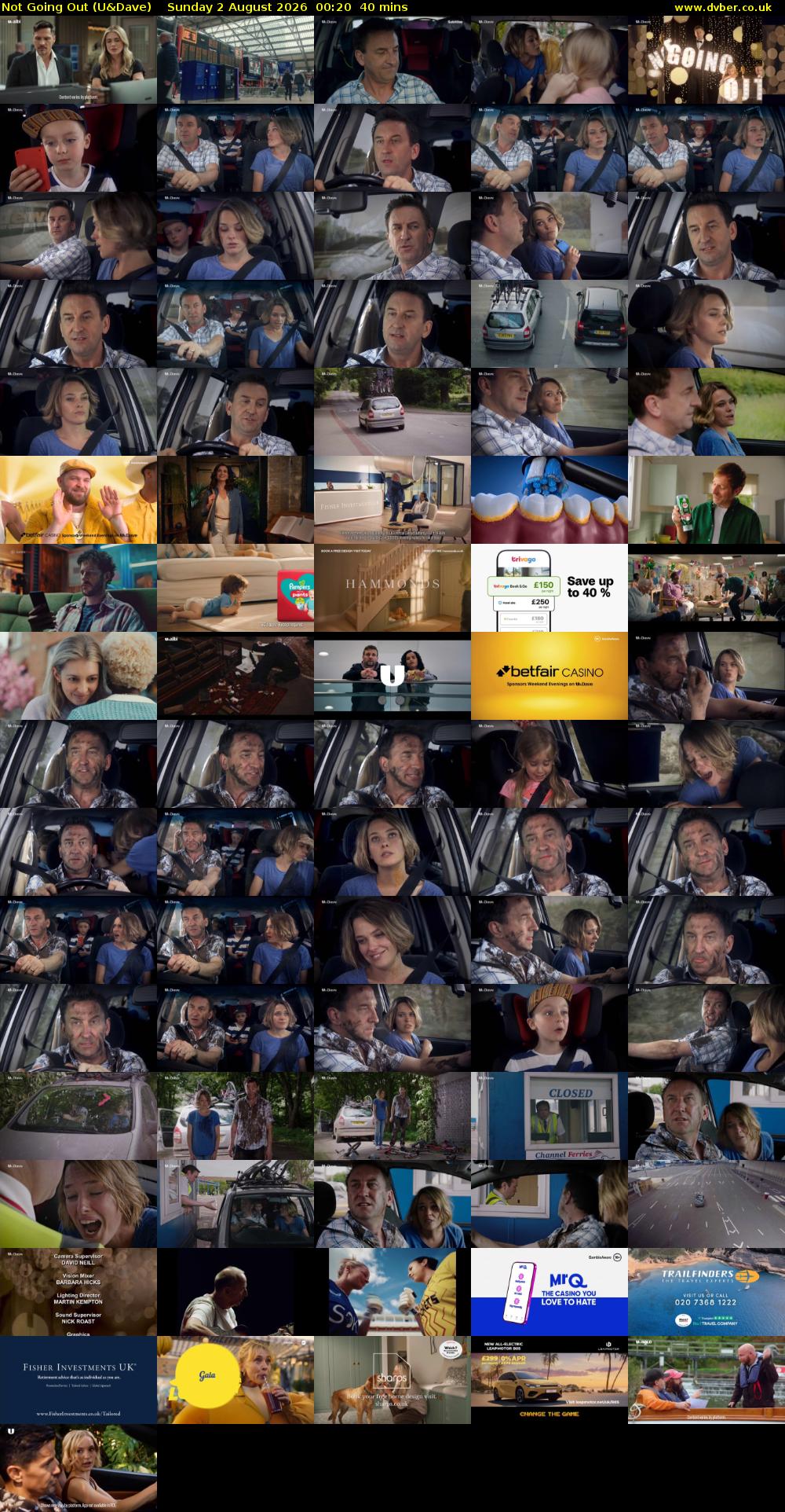 Not Going Out (U&Dave) Sunday 2 August 2026 00:20 - 01:00
