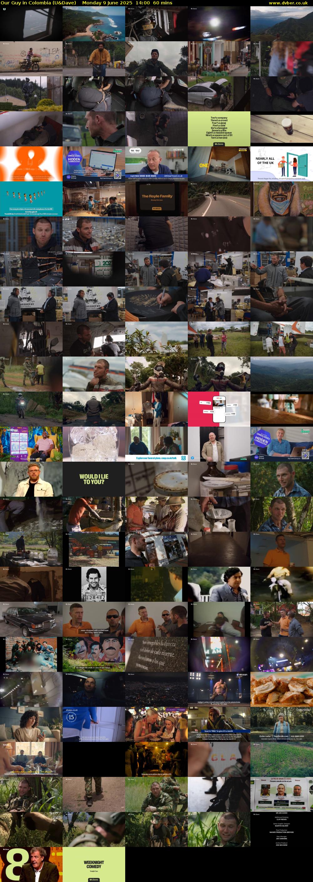 Our Guy in Colombia (U&Dave) Monday 9 June 2025 14:00 - 15:00