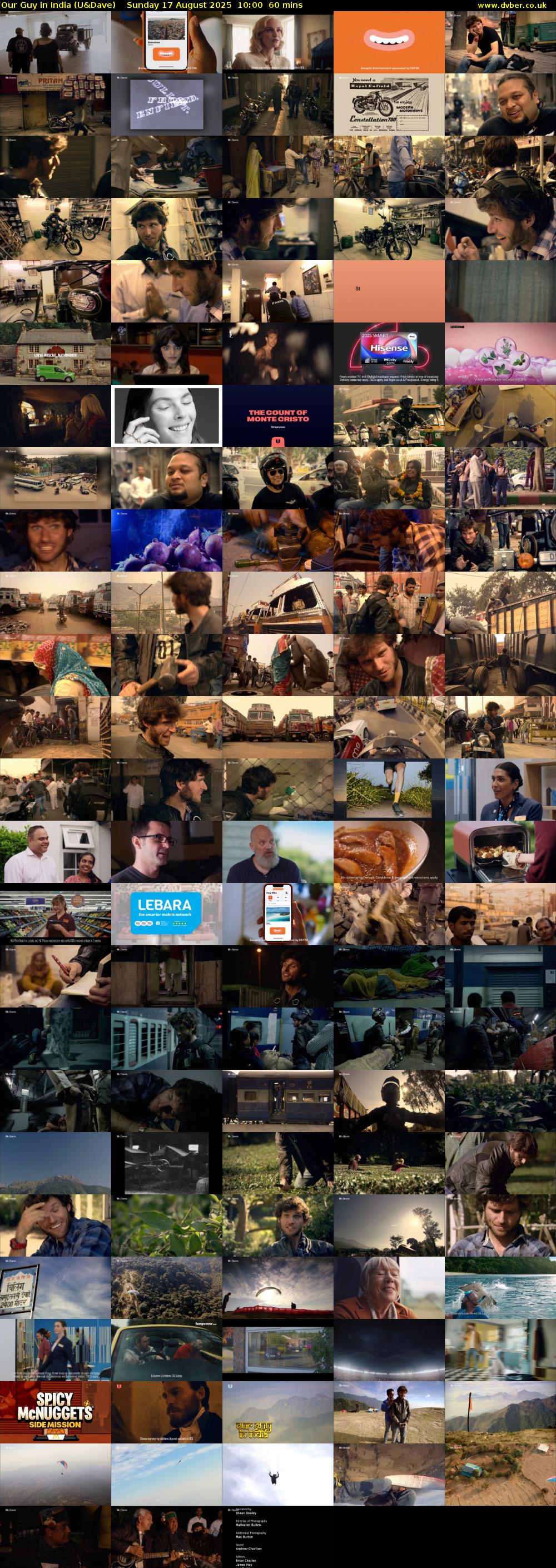 Our Guy in India (U&Dave) Sunday 17 August 2025 10:00 - 11:00