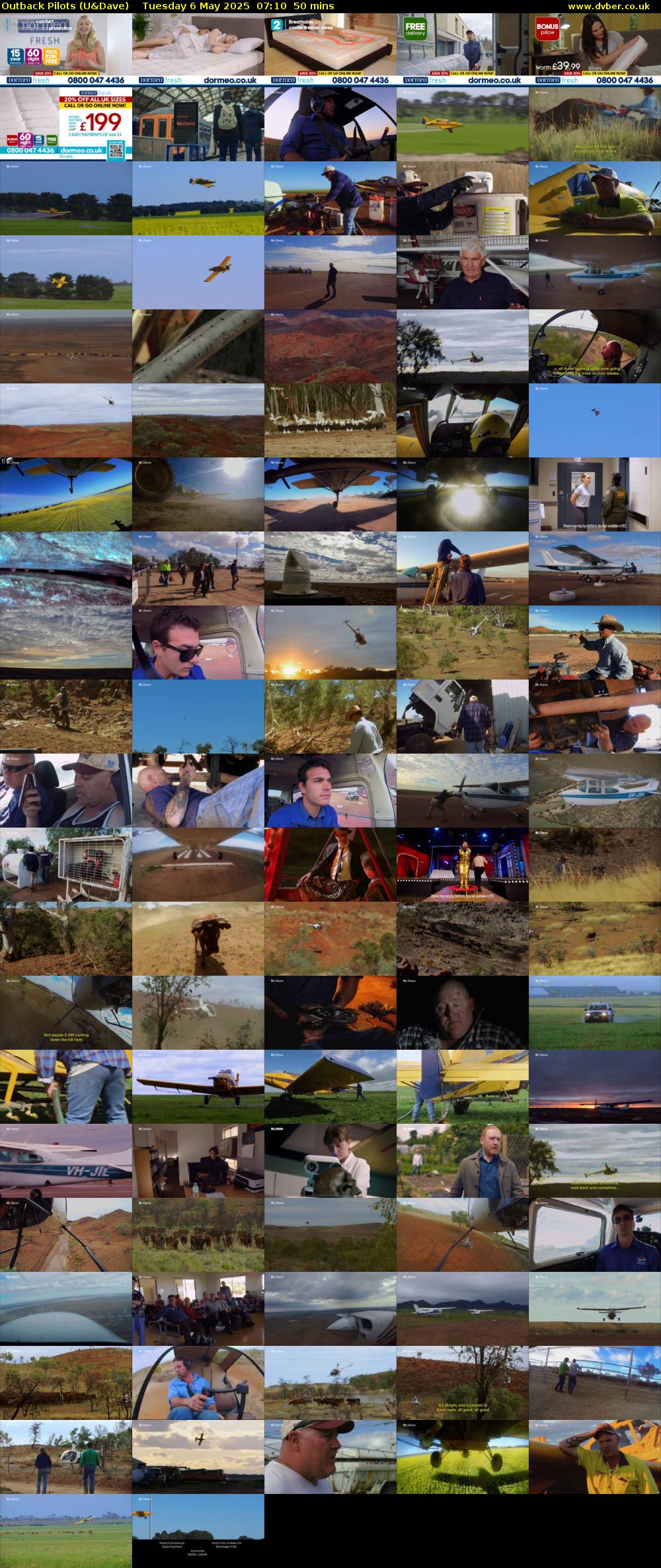 Outback Pilots (U&Dave) Tuesday 6 May 2025 07:10 - 08:00