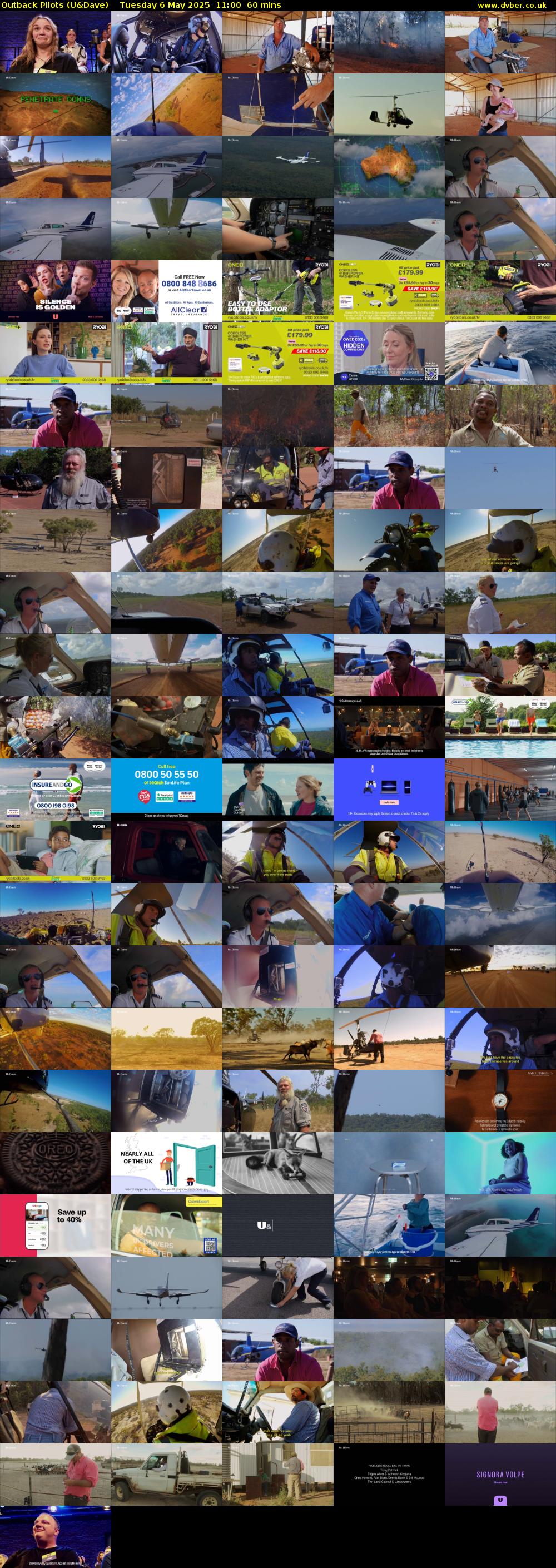 Outback Pilots (U&Dave) Tuesday 6 May 2025 11:00 - 12:00