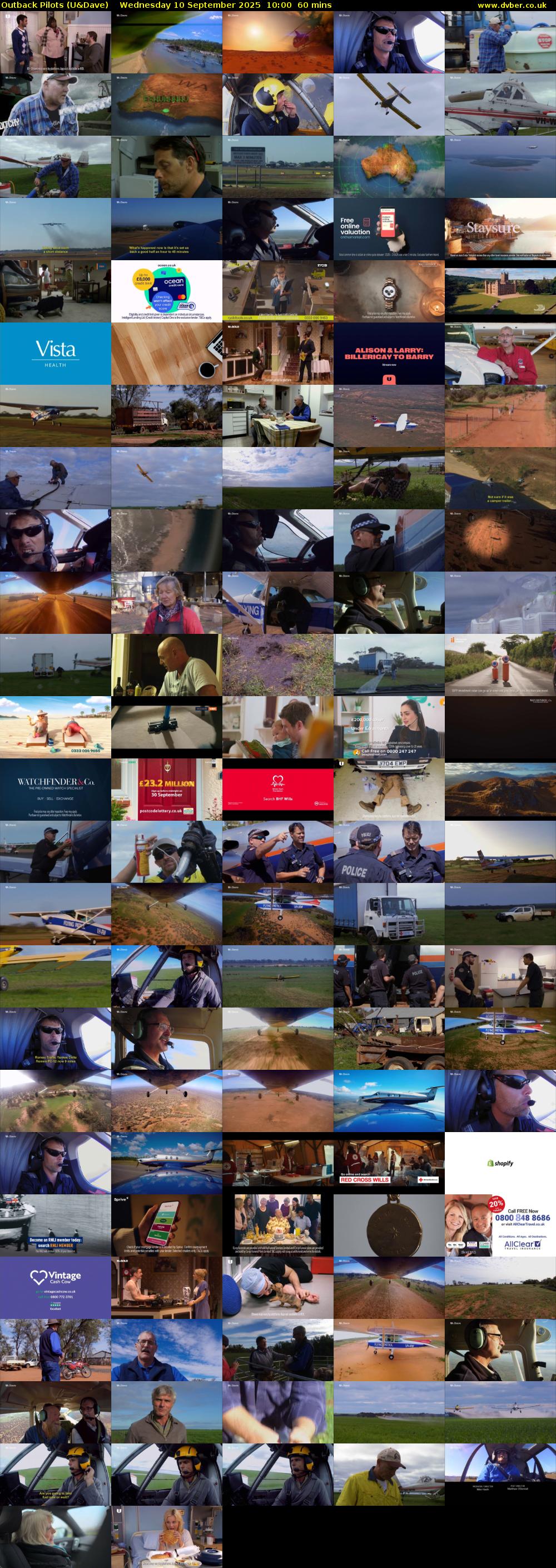 Outback Pilots (U&Dave) Wednesday 10 September 2025 10:00 - 11:00