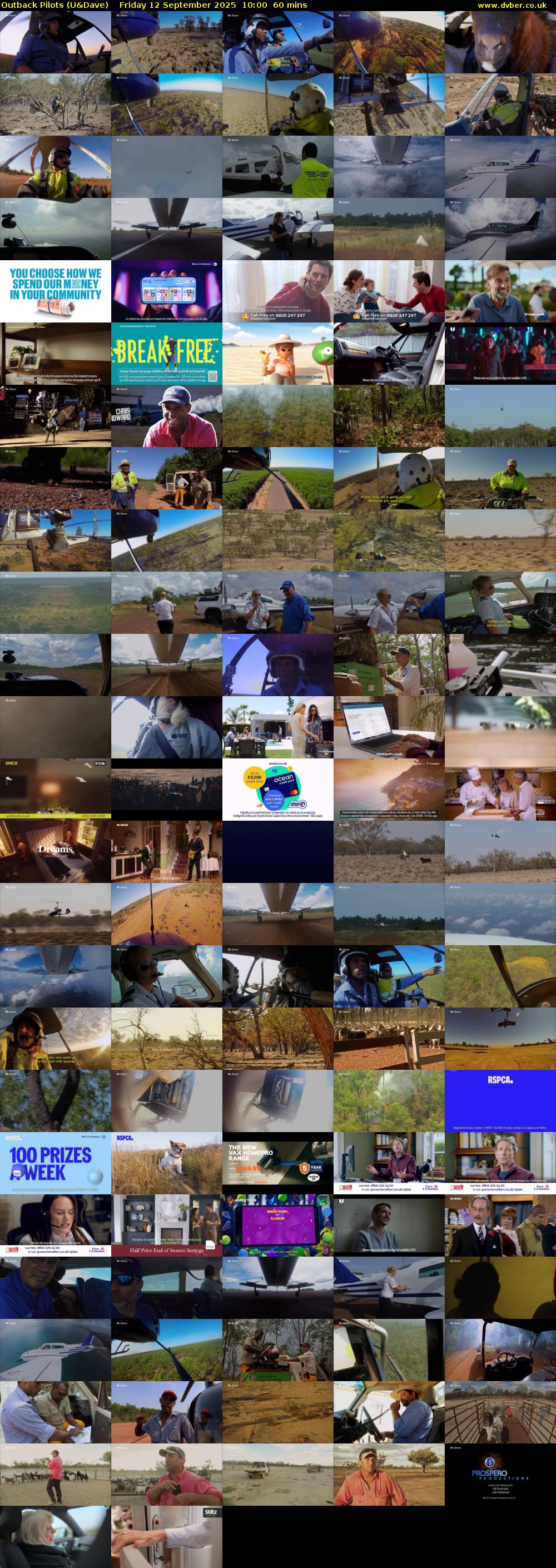 Outback Pilots (U&Dave) Friday 12 September 2025 10:00 - 11:00