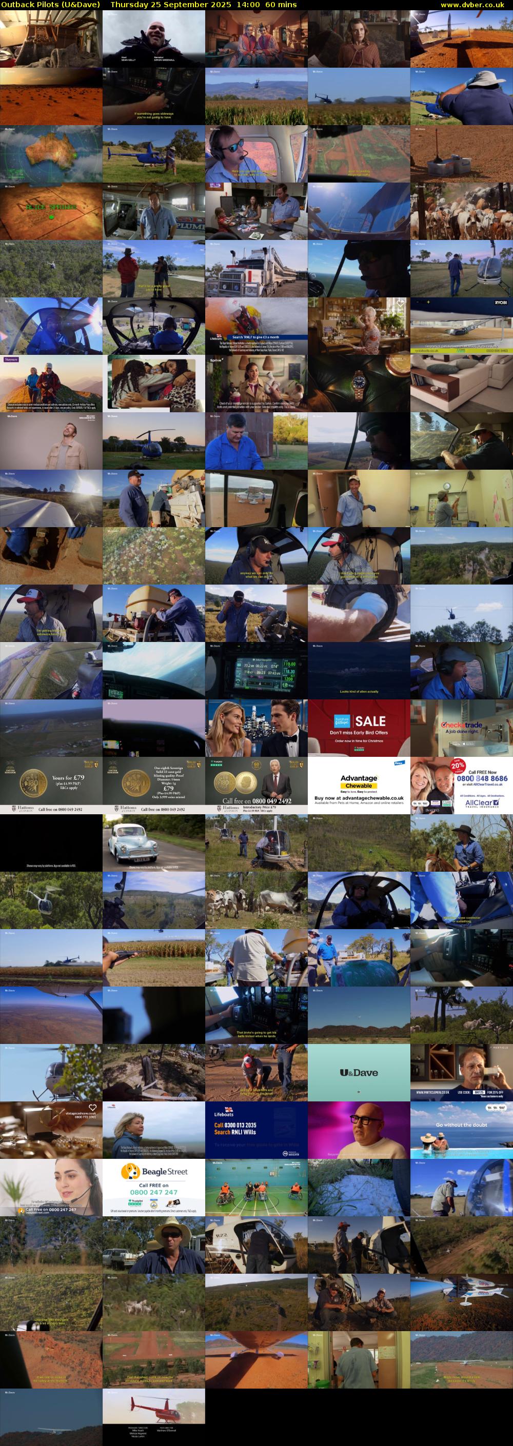 Outback Pilots (U&Dave) Thursday 25 September 2025 14:00 - 15:00