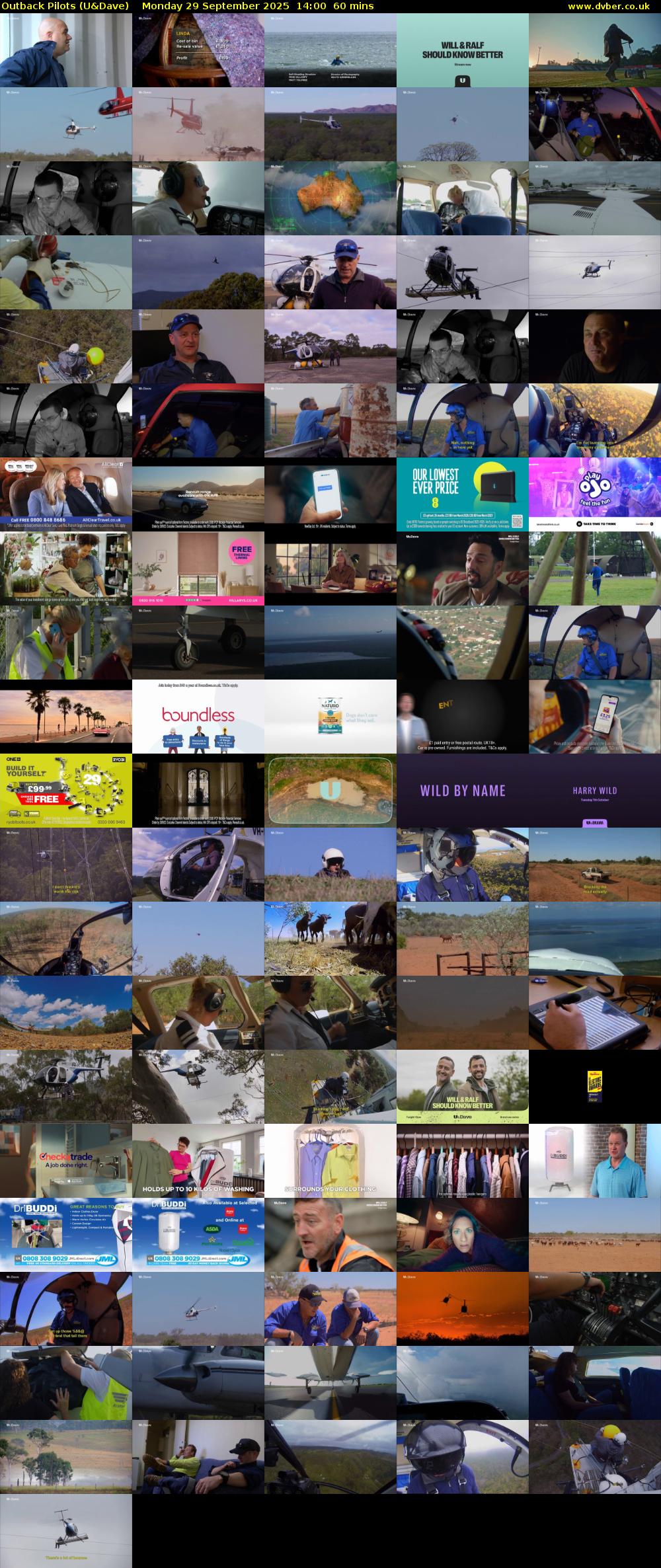 Outback Pilots (U&Dave) Monday 29 September 2025 14:00 - 15:00