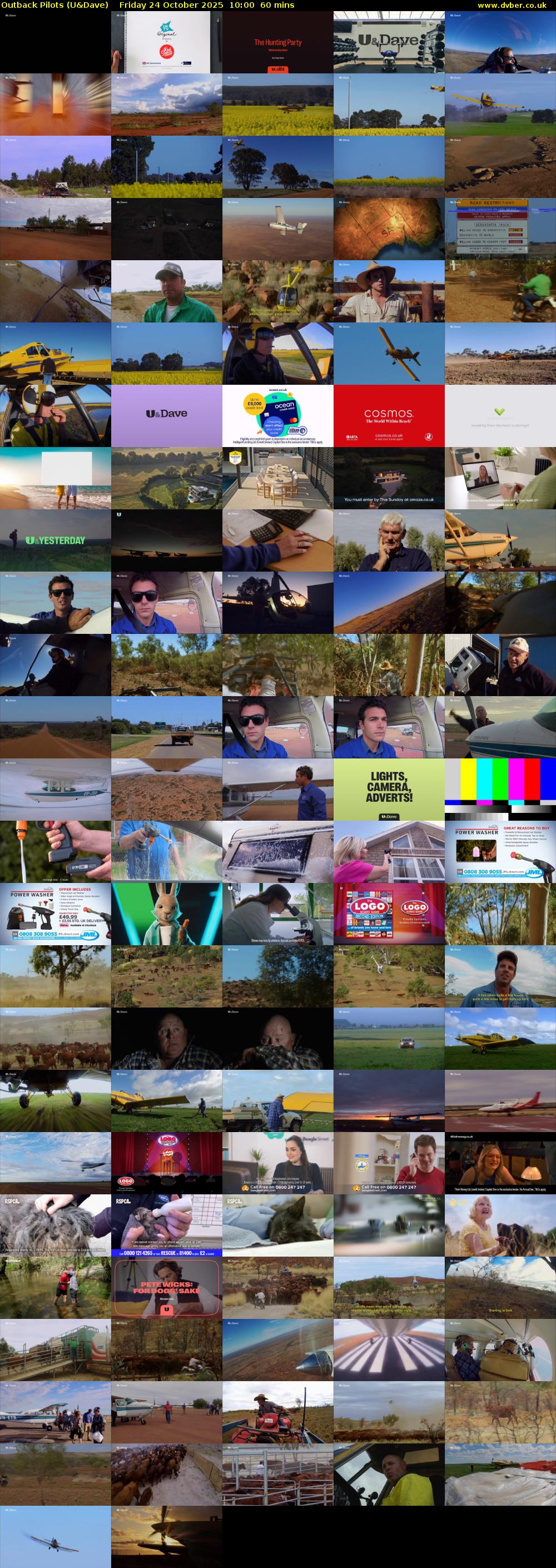 Outback Pilots (U&Dave) Friday 24 October 2025 10:00 - 11:00