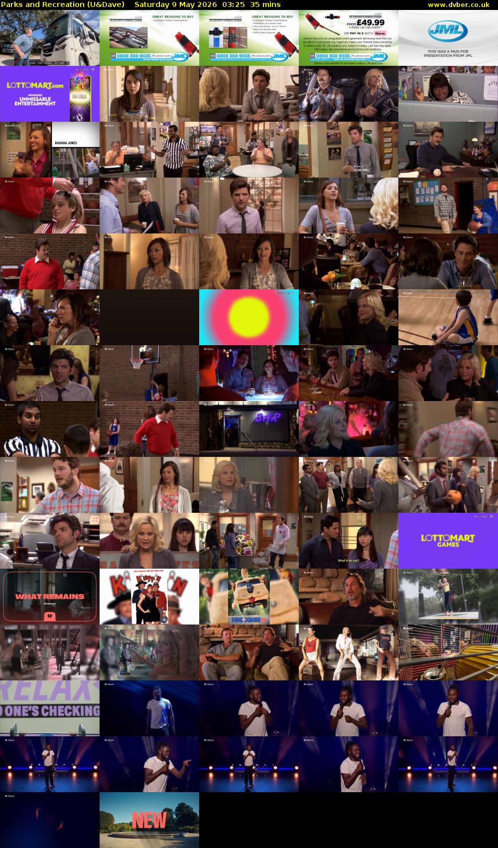 Parks and Recreation (U&Dave) Saturday 9 May 2026 03:25 - 04:00