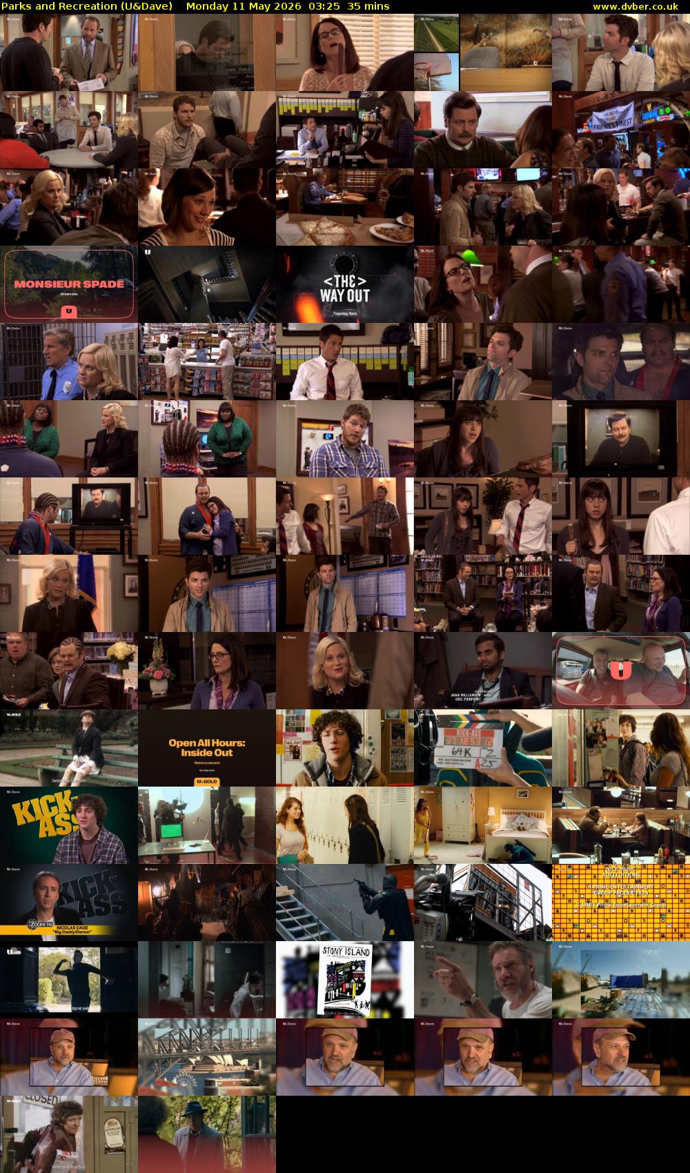 Parks and Recreation (U&Dave) Monday 11 May 2026 03:25 - 04:00