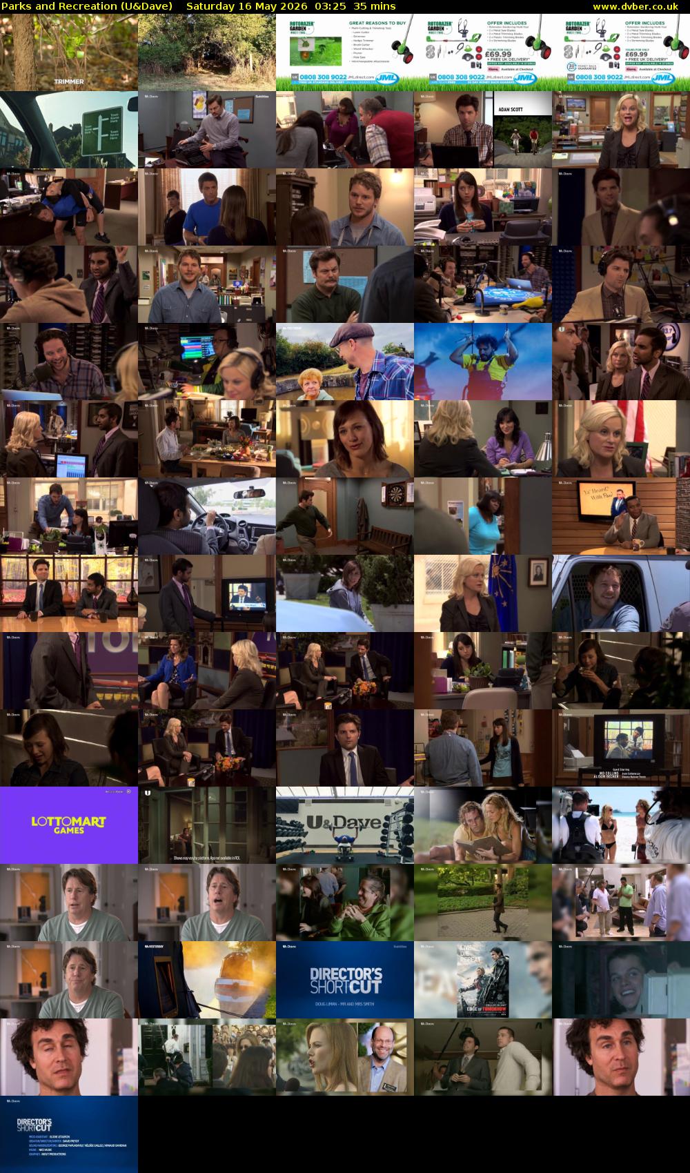 Parks and Recreation (U&Dave) Saturday 16 May 2026 03:25 - 04:00
