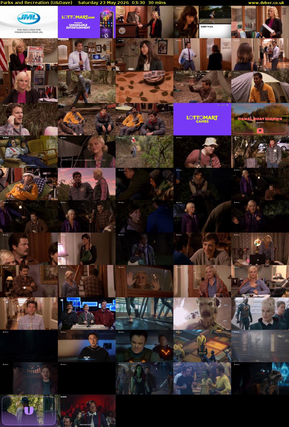 Parks and Recreation (U&Dave) Saturday 23 May 2026 03:30 - 04:00