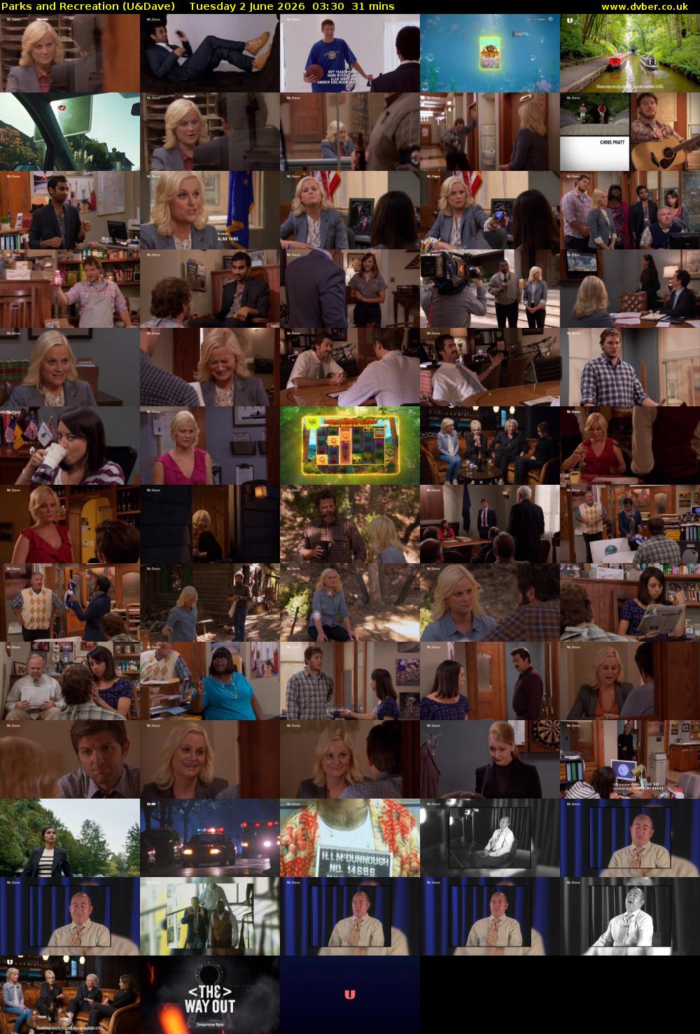 Parks and Recreation (U&Dave) Tuesday 2 June 2026 03:30 - 04:01
