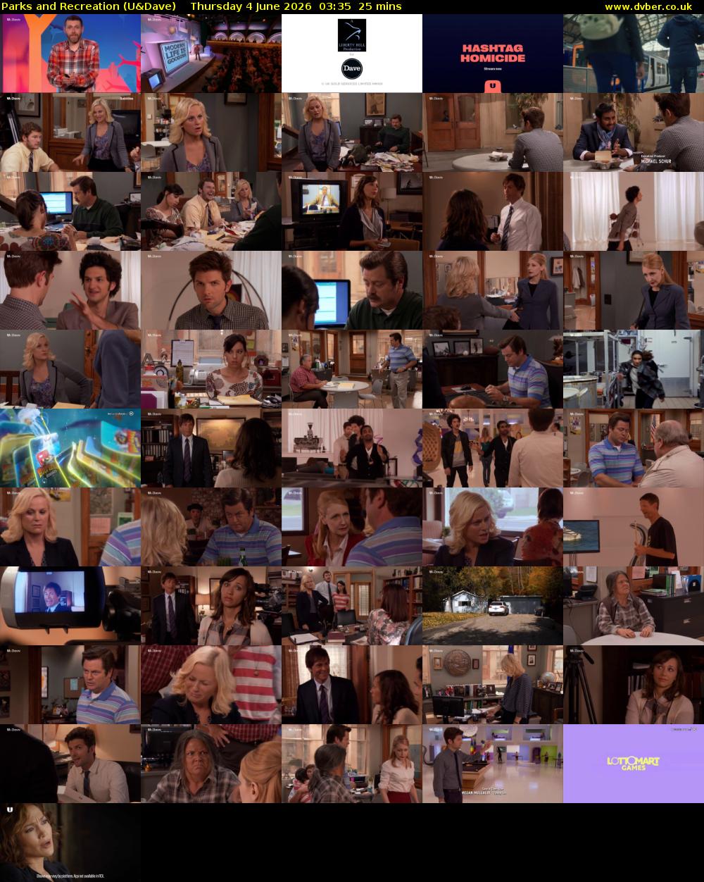 Parks and Recreation (U&Dave) Thursday 4 June 2026 03:35 - 04:00