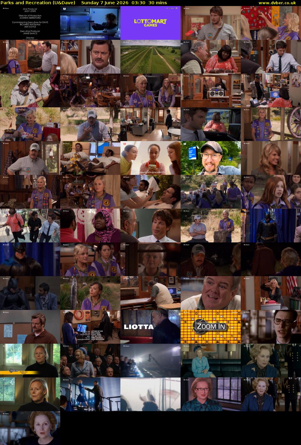 Parks and Recreation (U&Dave) Sunday 7 June 2026 03:30 - 04:00