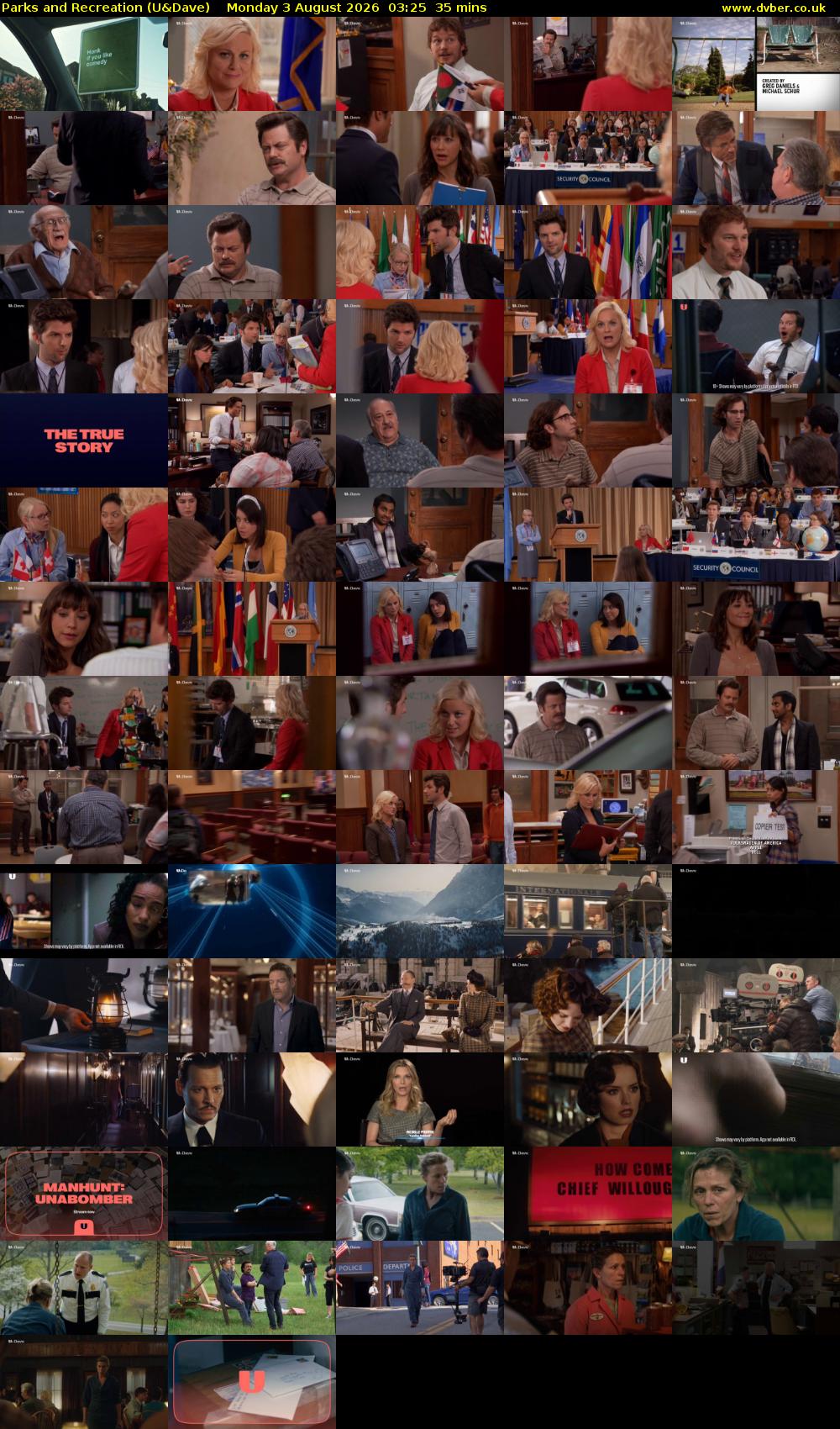 Parks and Recreation (U&Dave) Monday 3 August 2026 03:25 - 04:00