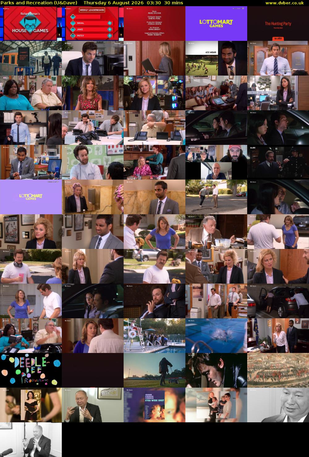 Parks and Recreation (U&Dave) Thursday 6 August 2026 03:30 - 04:00