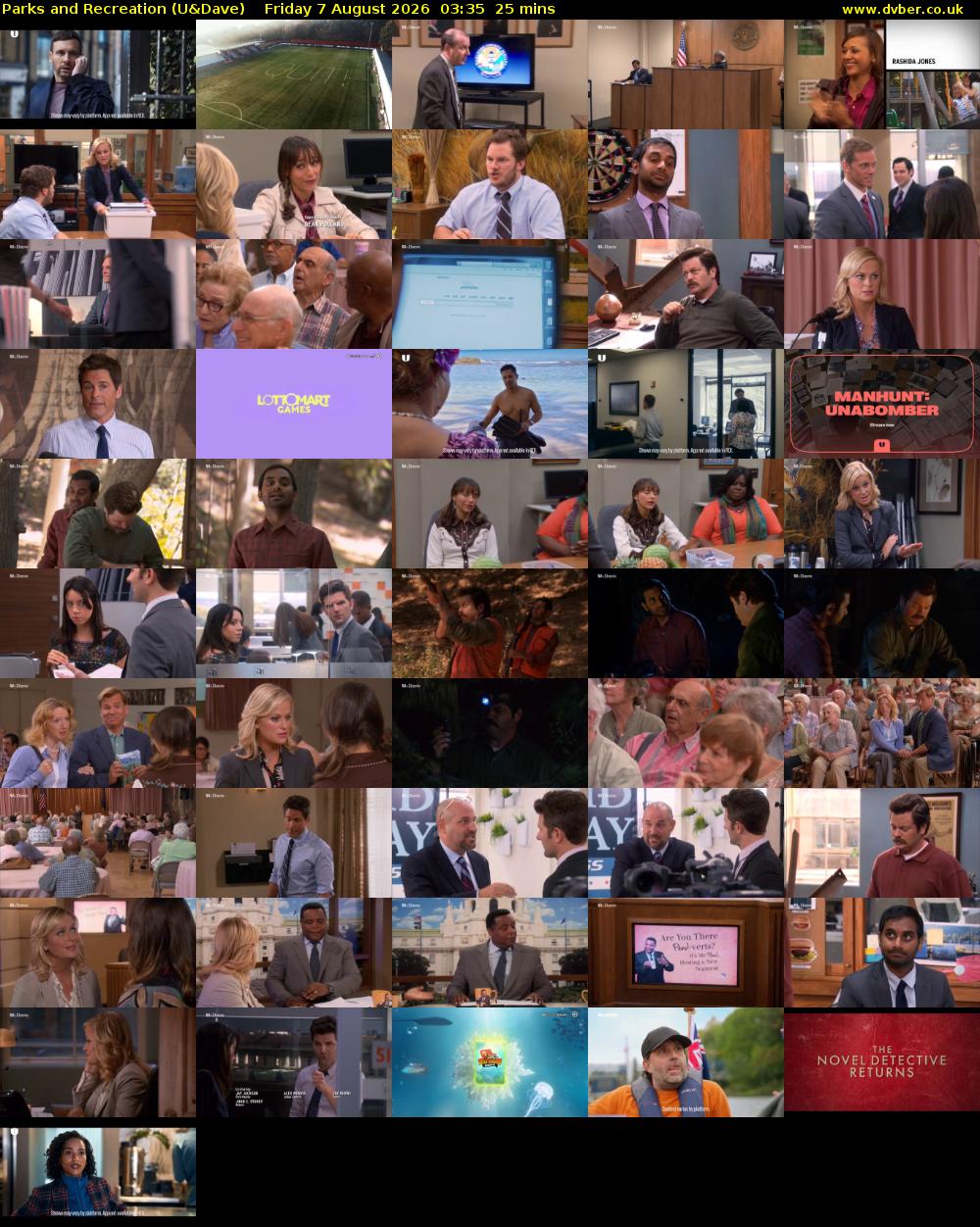 Parks and Recreation (U&Dave) Friday 7 August 2026 03:35 - 04:00