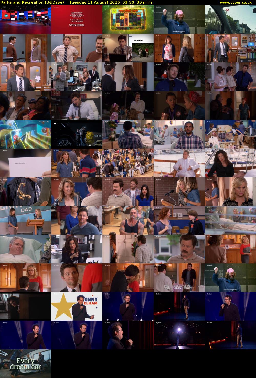 Parks and Recreation (U&Dave) Tuesday 11 August 2026 03:30 - 04:00