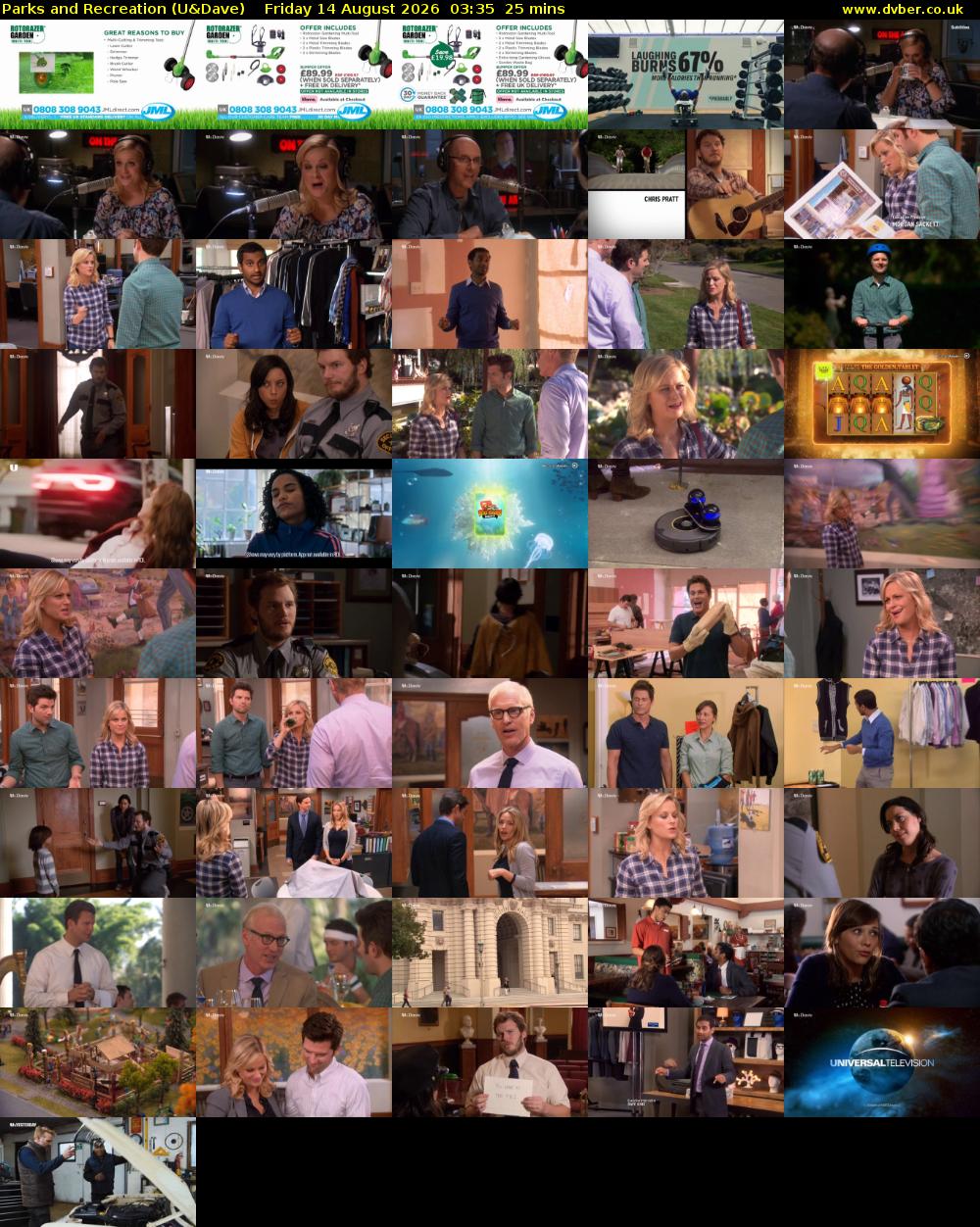 Parks and Recreation (U&Dave) Friday 14 August 2026 03:35 - 04:00