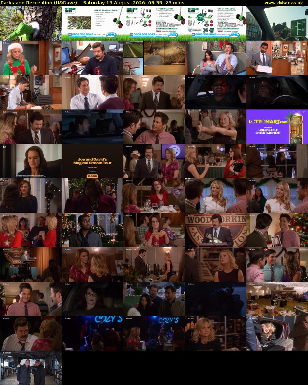 Parks and Recreation (U&Dave) Saturday 15 August 2026 03:35 - 04:00