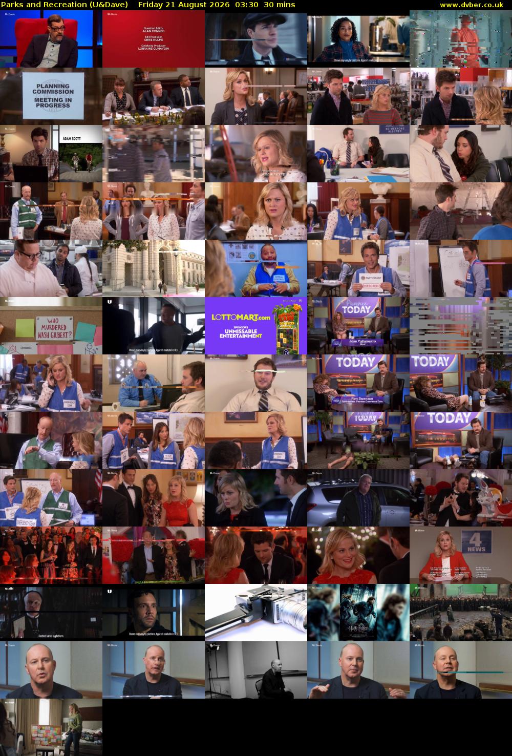 Parks and Recreation (U&Dave) Friday 21 August 2026 03:30 - 04:00