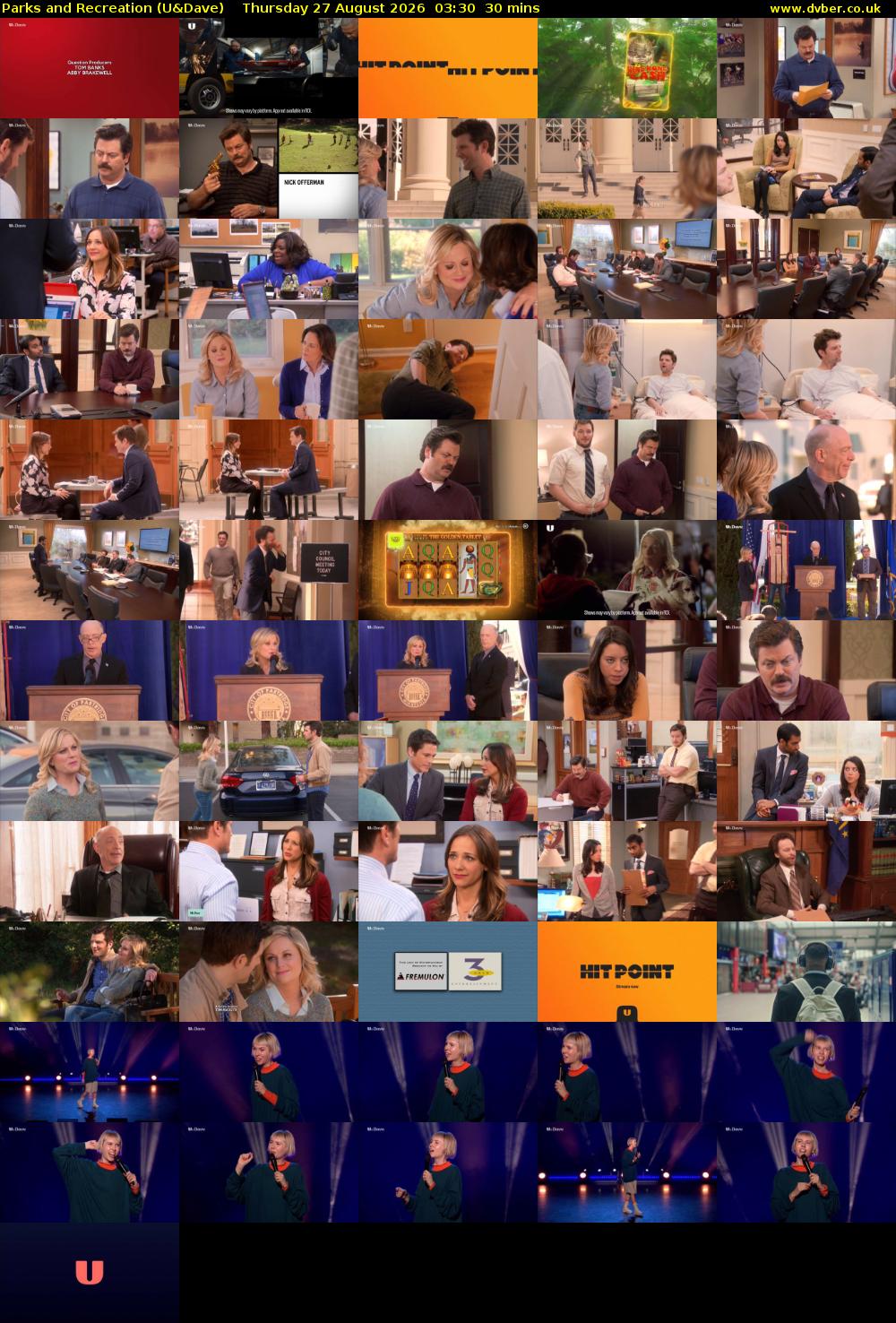 Parks and Recreation (U&Dave) Thursday 27 August 2026 03:30 - 04:00