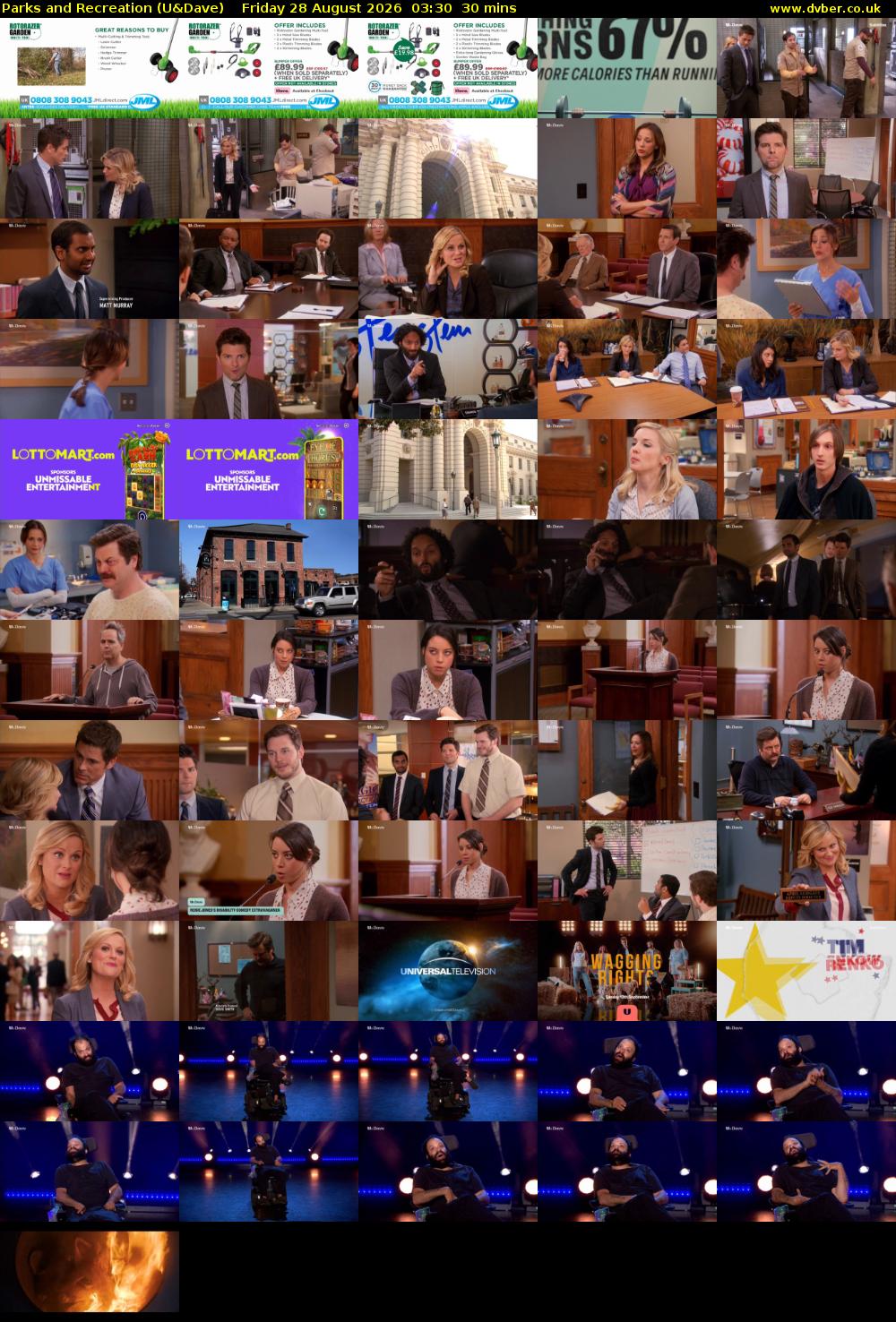 Parks and Recreation (U&Dave) Friday 28 August 2026 03:30 - 04:00
