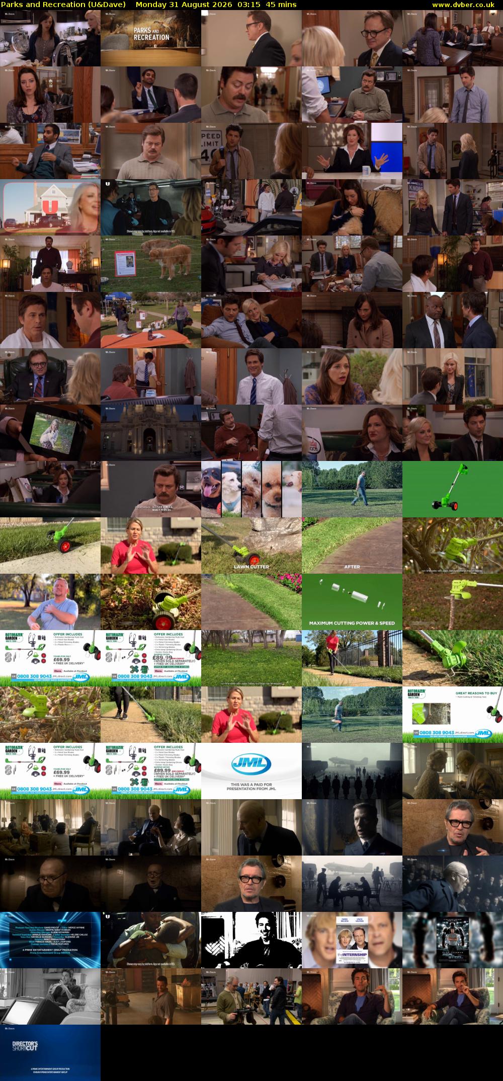Parks and Recreation (U&Dave) Monday 31 August 2026 03:15 - 04:00