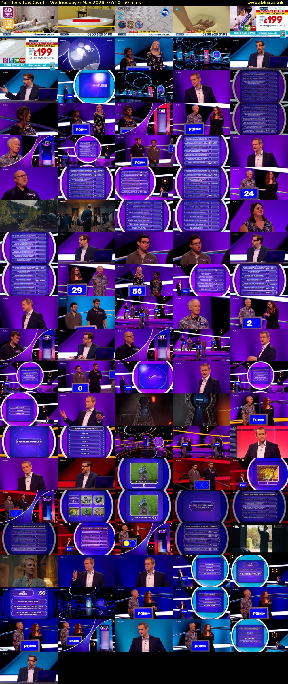 Pointless (U&Dave) Wednesday 6 May 2026 07:10 - 08:00