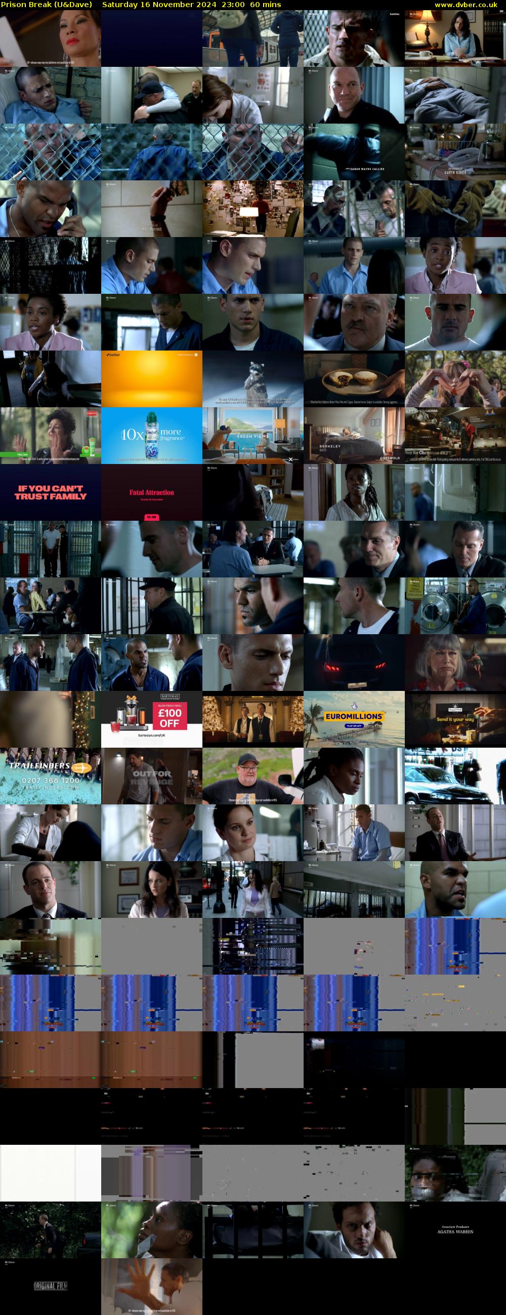 Prison Break (U&Dave) Saturday 16 November 2024 23:00 - 00:00