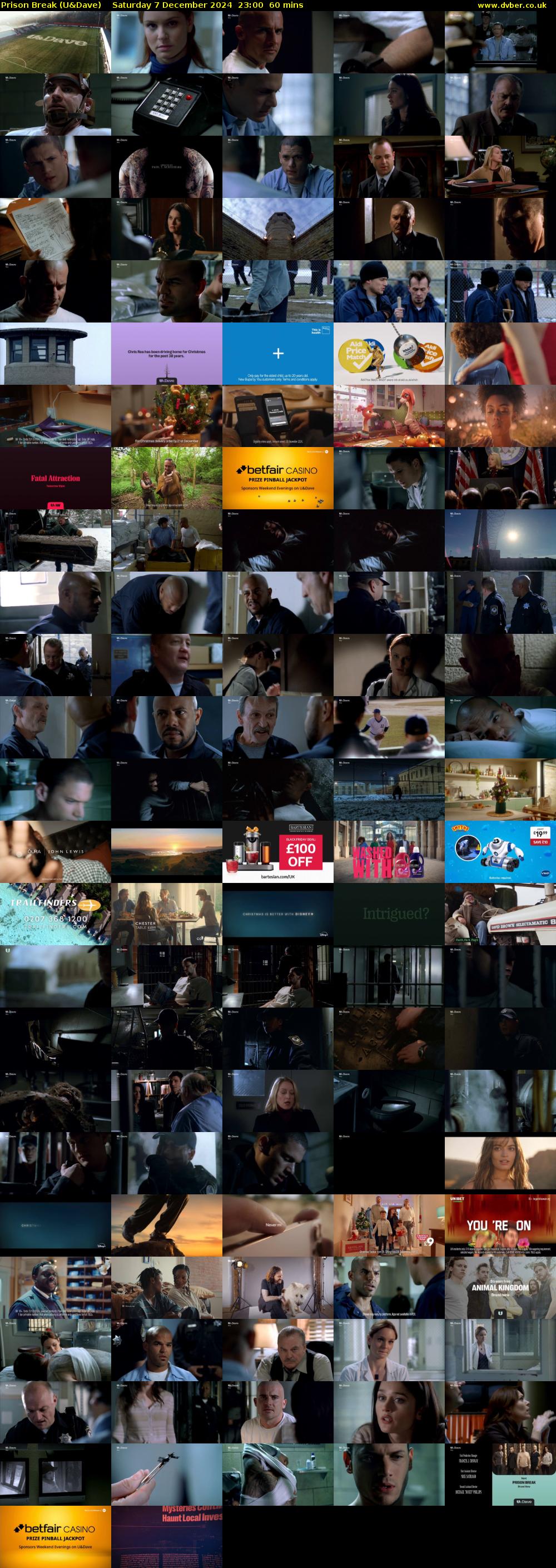 Prison Break (U&Dave) Saturday 7 December 2024 23:00 - 00:00