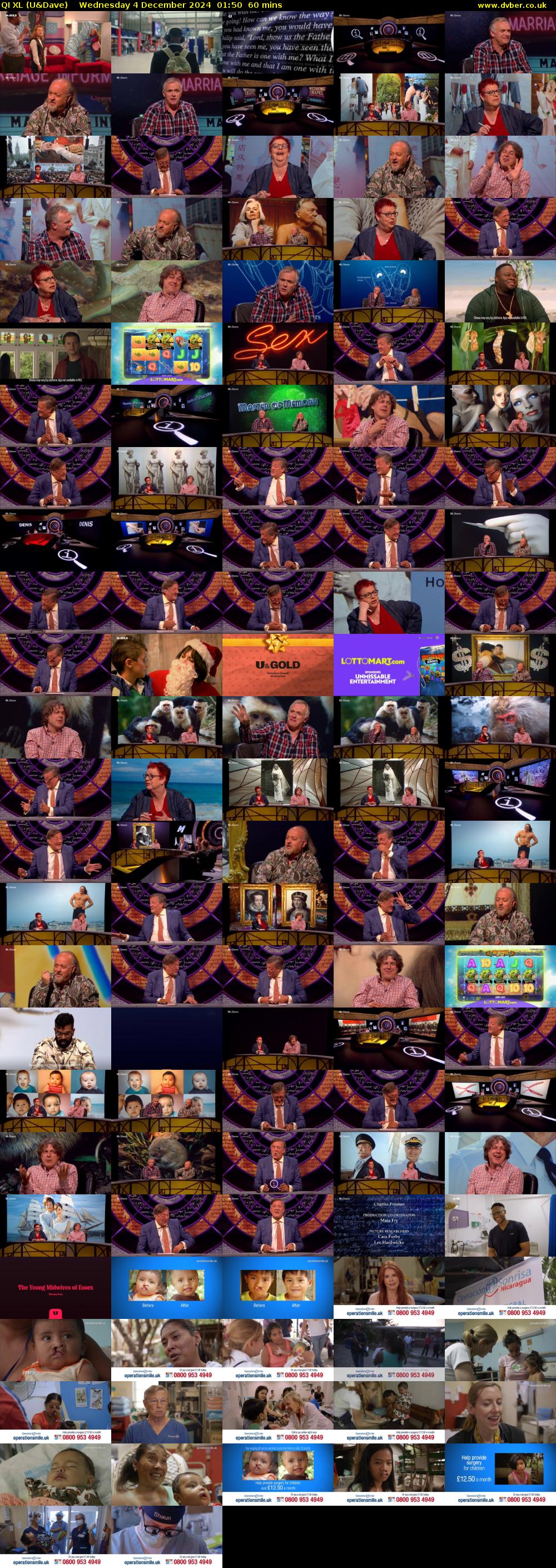 QI XL (U&Dave) Wednesday 4 December 2024 01:50 - 02:50