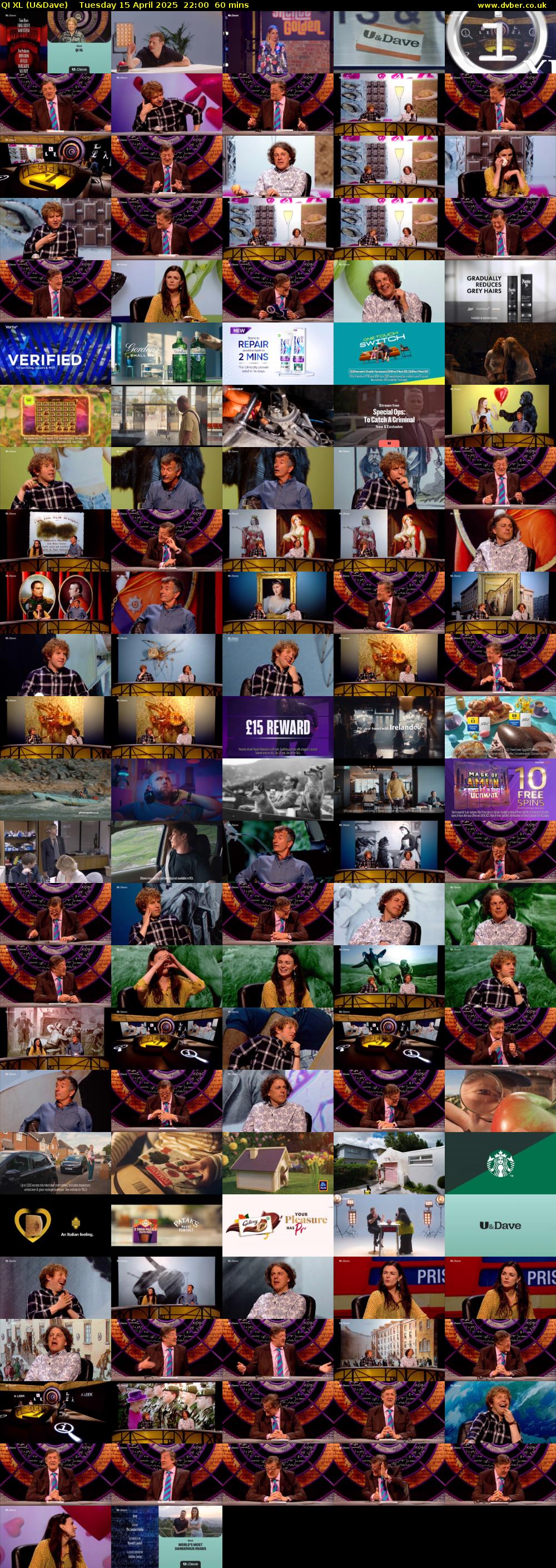 QI XL (U&Dave) Tuesday 15 April 2025 22:00 - 23:00