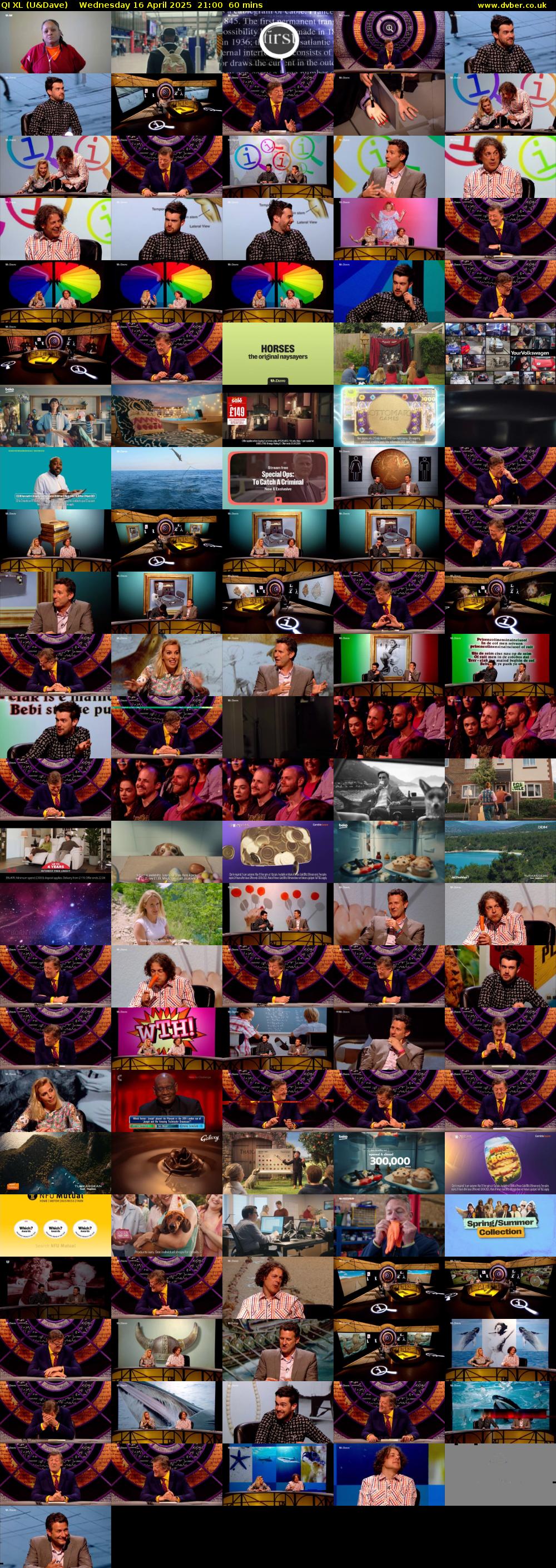 QI XL (U&Dave) Wednesday 16 April 2025 21:00 - 22:00