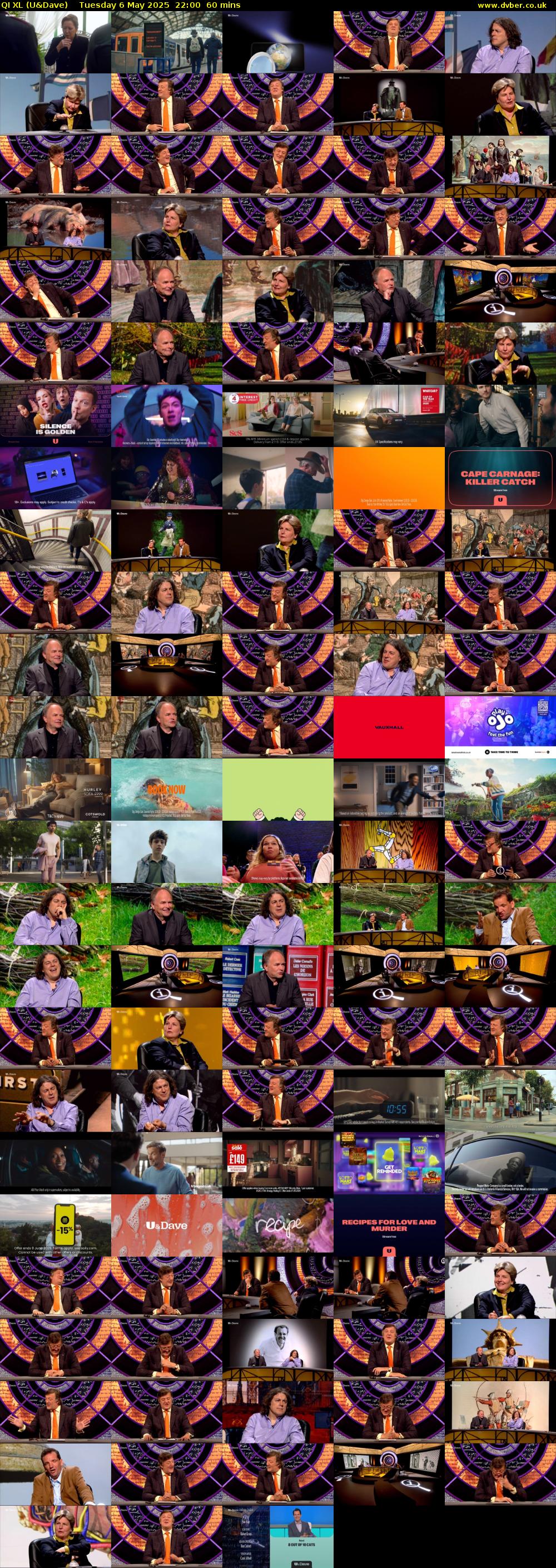 QI XL (U&Dave) Tuesday 6 May 2025 22:00 - 23:00