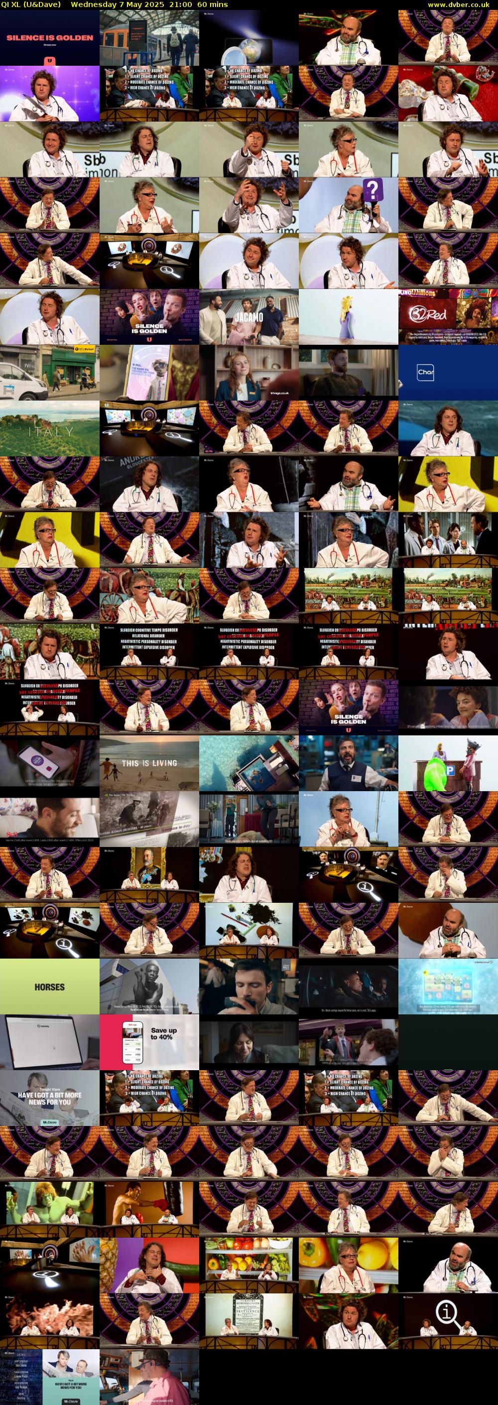 QI XL (U&Dave) Wednesday 7 May 2025 21:00 - 22:00