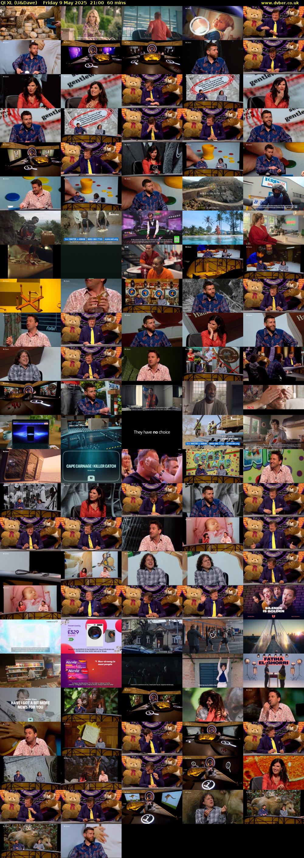 QI XL (U&Dave) Friday 9 May 2025 21:00 - 22:00