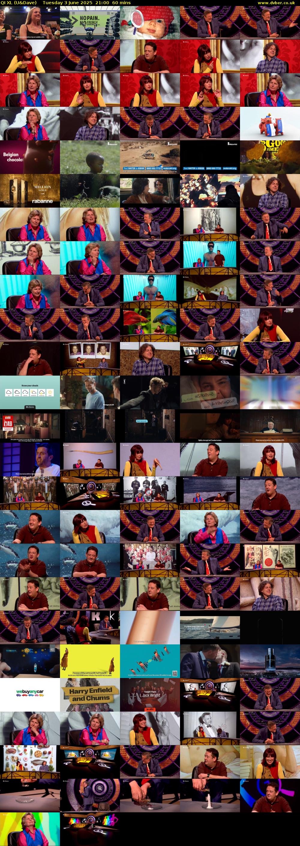 QI XL (U&Dave) Tuesday 3 June 2025 21:00 - 22:00