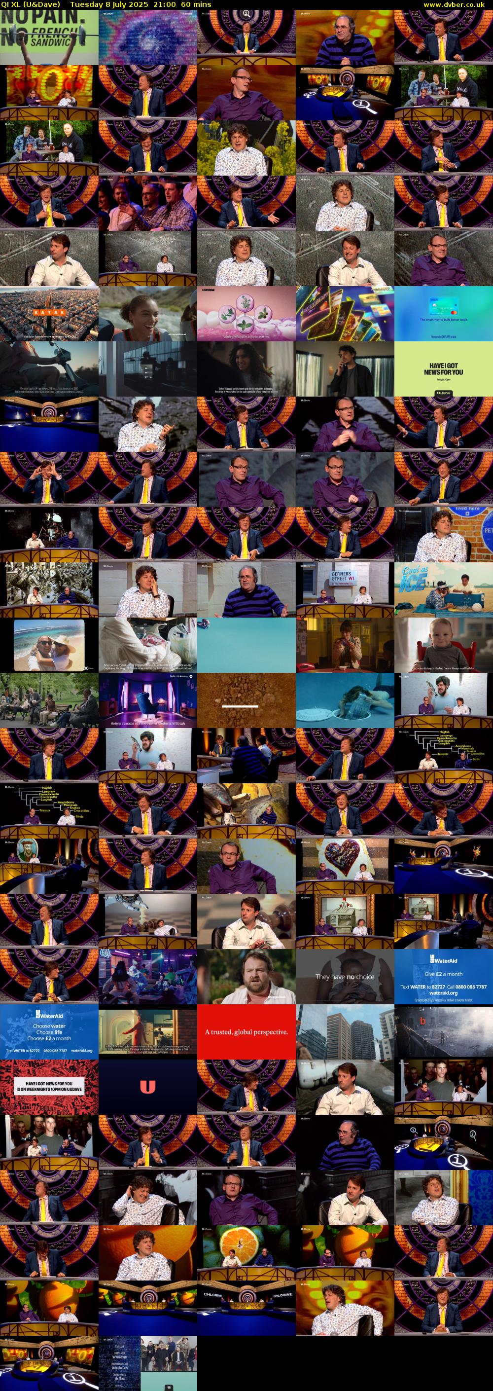QI XL (U&Dave) Tuesday 8 July 2025 21:00 - 22:00