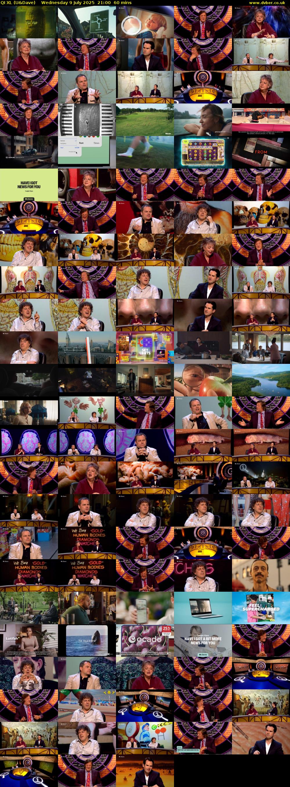 QI XL (U&Dave) Wednesday 9 July 2025 21:00 - 22:00