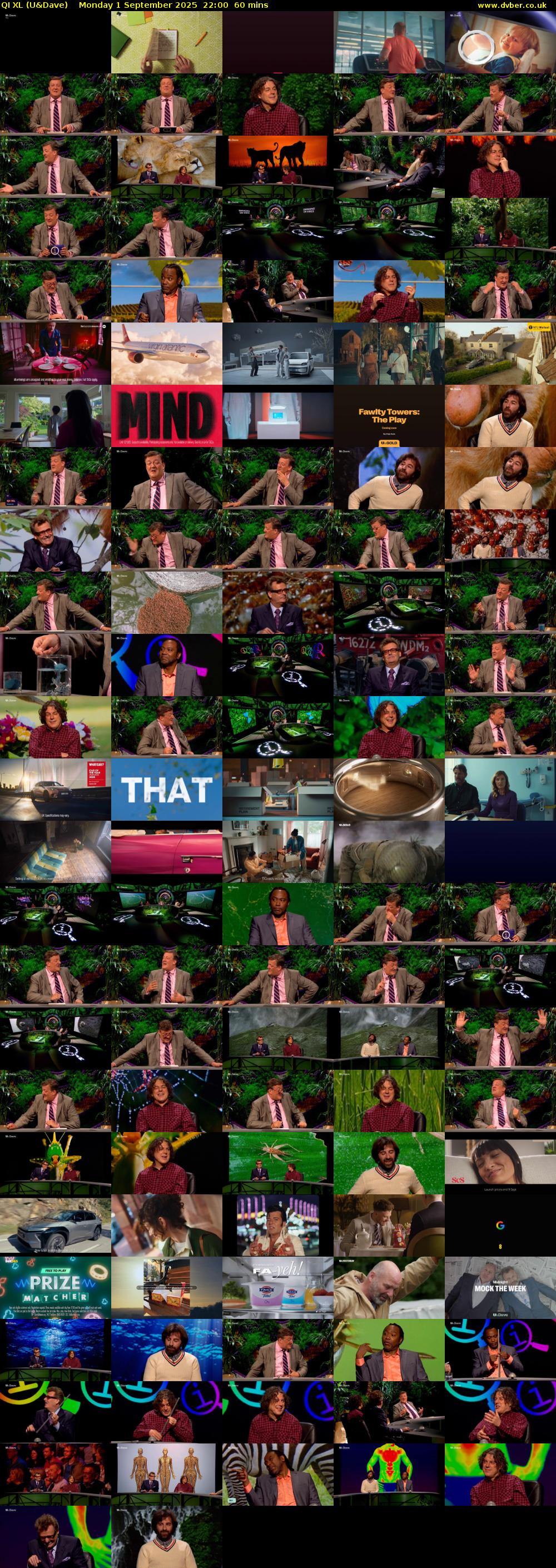 QI XL (U&Dave) Monday 1 September 2025 22:00 - 23:00