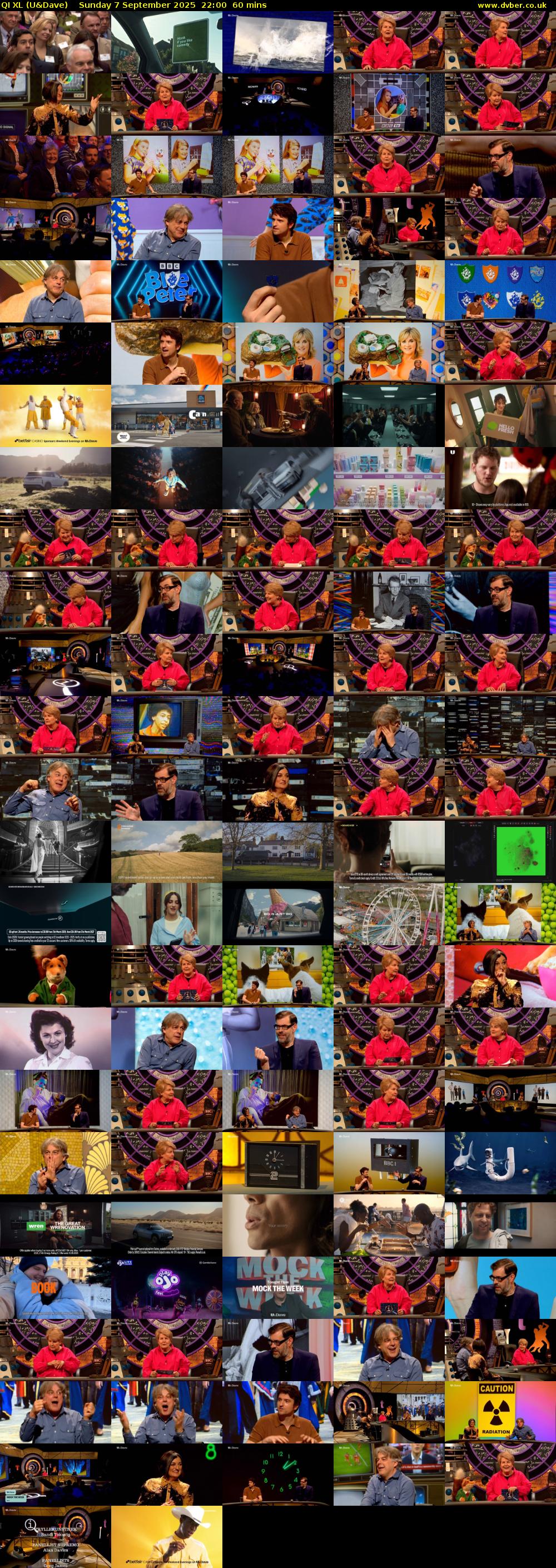 QI XL (U&Dave) Sunday 7 September 2025 22:00 - 23:00